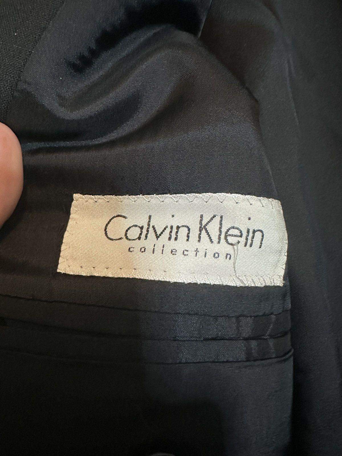 Calvin Klein CALVIN KLEIN COLLECTION runway Italian wool blazer jacket Size 40S - 10 Thumbnail