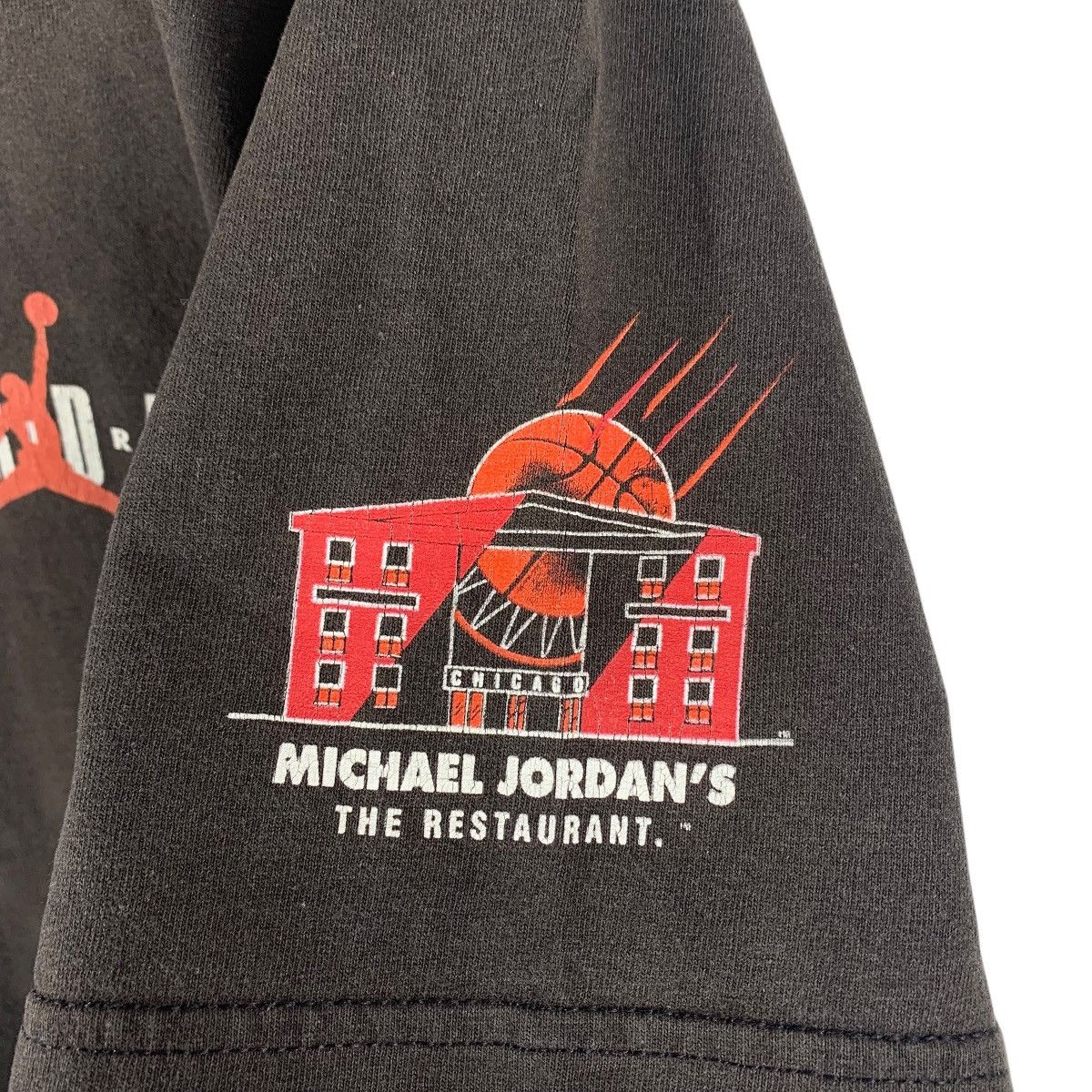Nike × Vintage Vintage NIKE micheal jordan the restaurant big logo tee Size US M / EU 48-50 / 2 - 8 Thumbnail