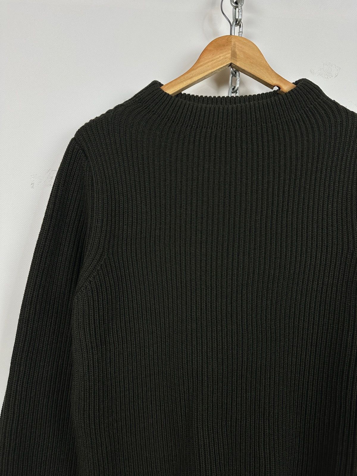 Andersen Andersen Andersen-Andersen Crewneck Navy Green Wool Sweater Size US S / EU 44-46 / 1 - 5 Thumbnail