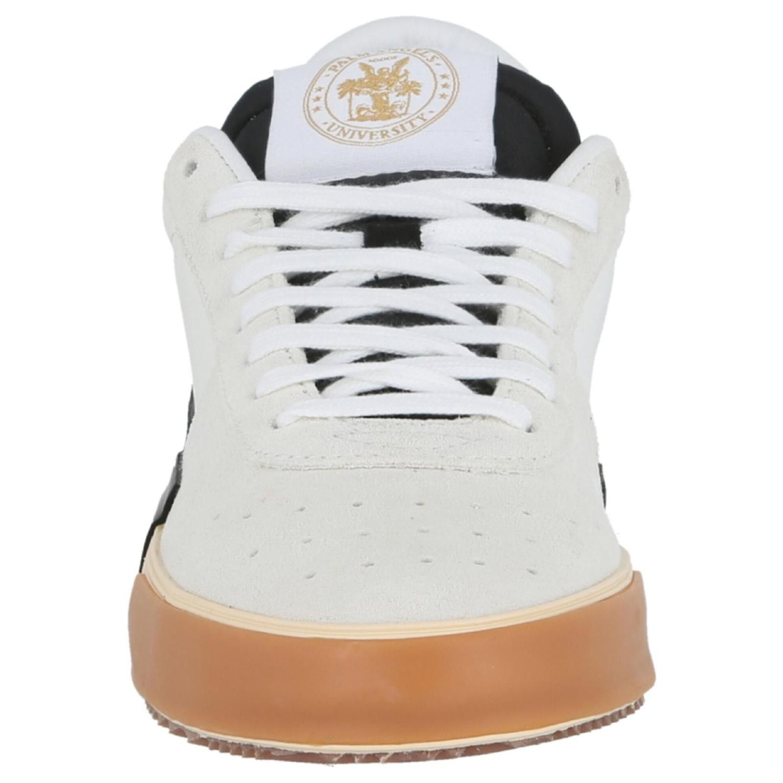 Palm Angels o1y0325 Logo Low-Top Sneakers in Grey/Black Size US 7 / EU 40 - 4 Thumbnail