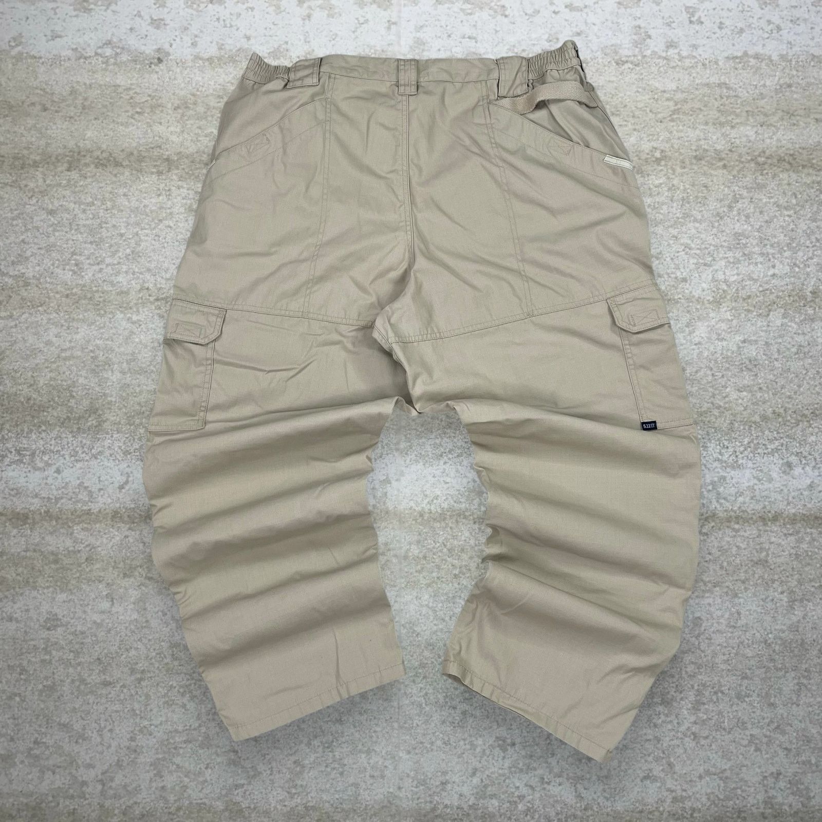 5.11 Vintage 90s 5.11 Tactical Pants 42x30 Baggy Wide Leg Fit Tan Size US 42 / EU 58 - 1 Thumbnail