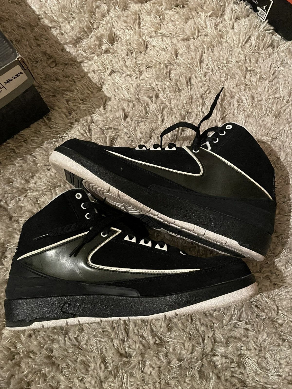Jordan Brand Jordan 2 QF Black White Size US 8.5 / EU 41-42 - 3 Thumbnail