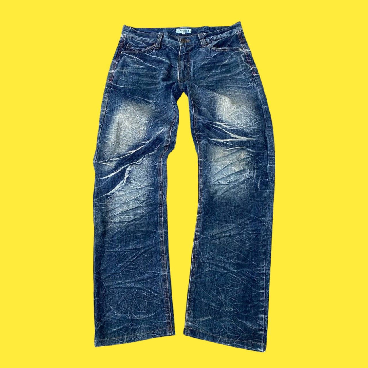 20471120 × 5351 POUR LES HOMMES × LOWBOX LOWBOX TIGER CLAW CRACK MARK RUSTY FADED W31X30 Size US 31 - 7 Thumbnail