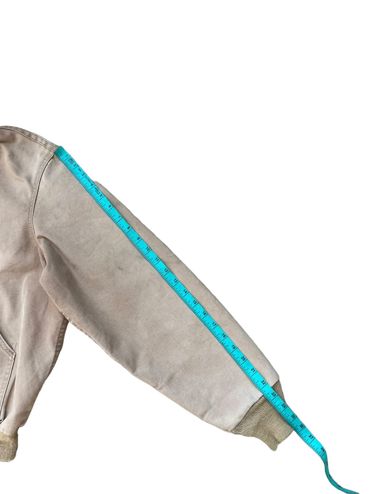 Carhartt Vintage 80s Carhartt 100 Years Dirty Sun Faded Denim Hoodie Size US M / EU 48-50 / 2 - 4 Thumbnail