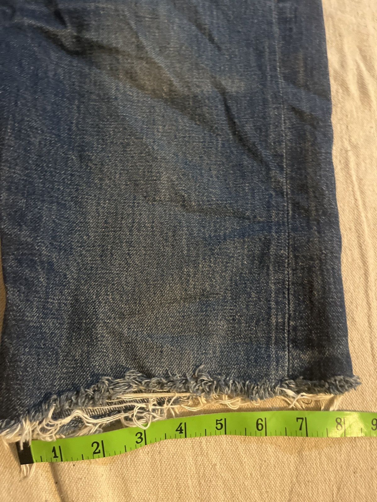 A.P.C. × Denime × Vintage apc hipster distressed cut off short jeans 32” tag 29 Size US 32 / EU 48 - 7 Thumbnail