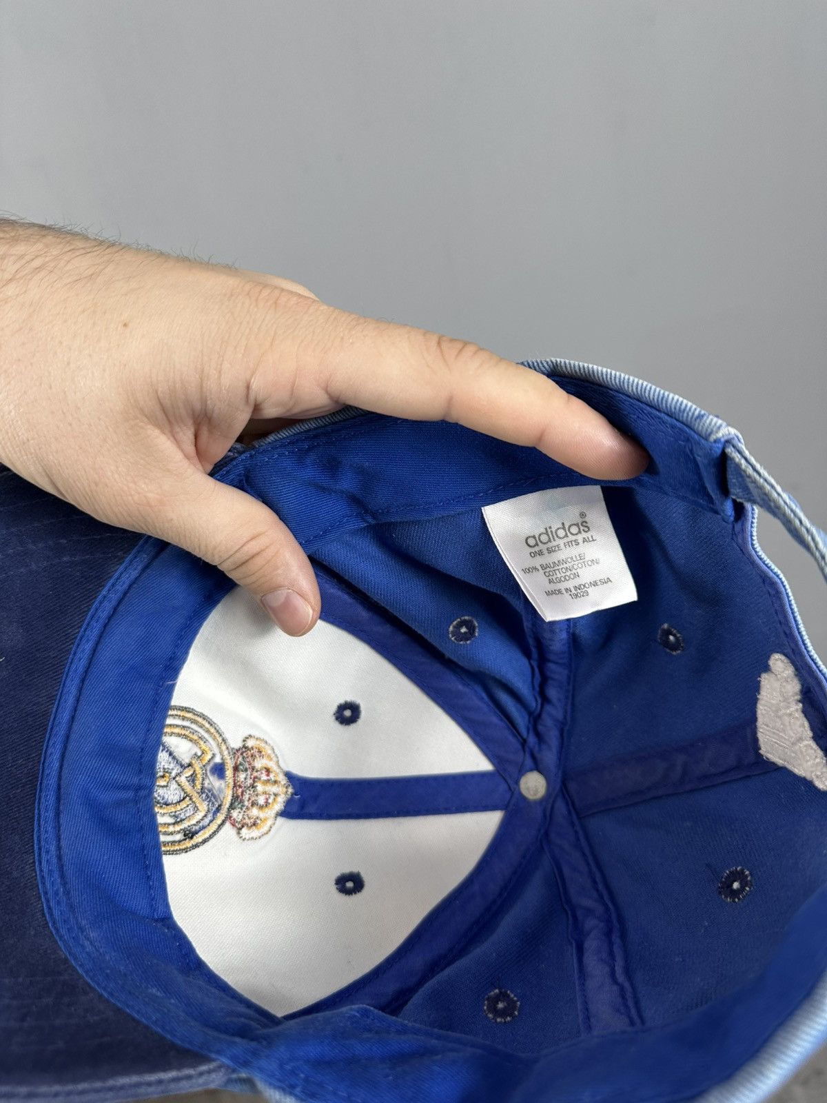 Adidas Vintage Real Madrid Cap 2000 Size ONE SIZE - 4 Thumbnail