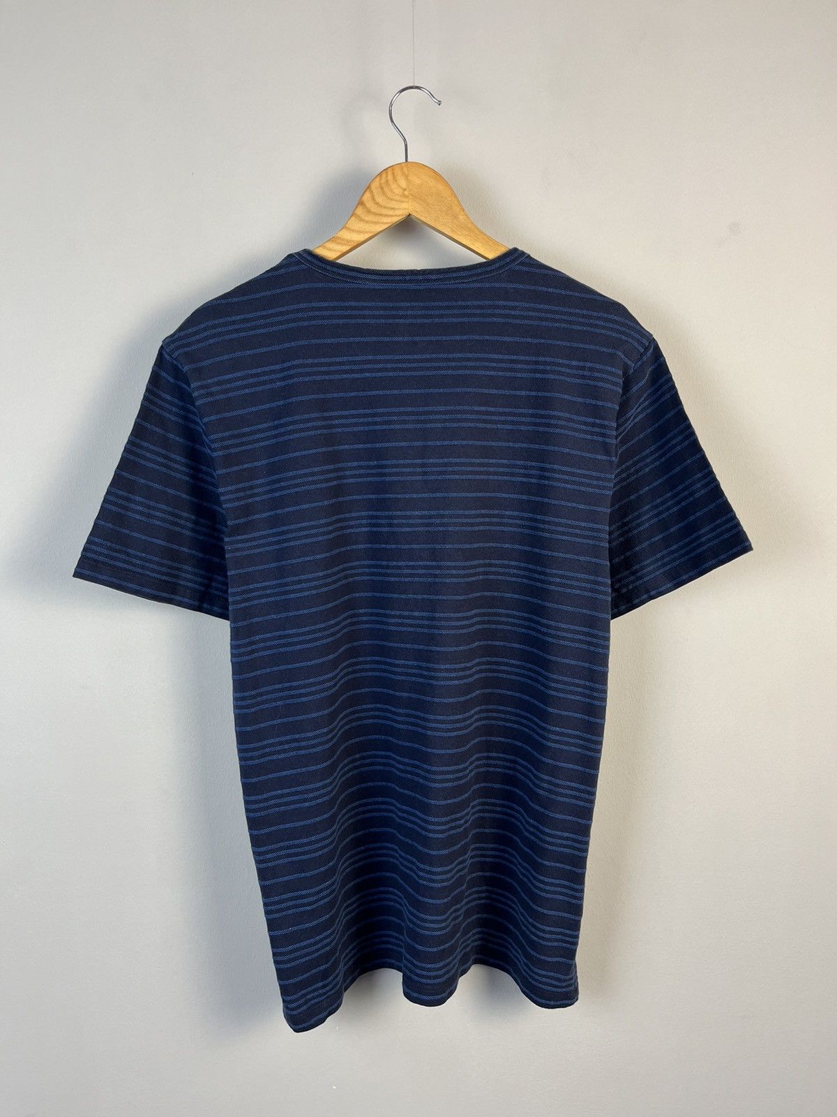 Reiss REISS Darras Cotton Striped Short Sleeve Tee Shirt Size US L / EU 52-54 / 3 - 6 Thumbnail