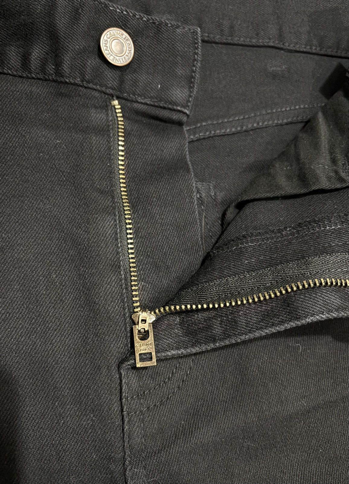 Celine Demin Jeans Black Celeline Paris Size US 29 - 5 Thumbnail