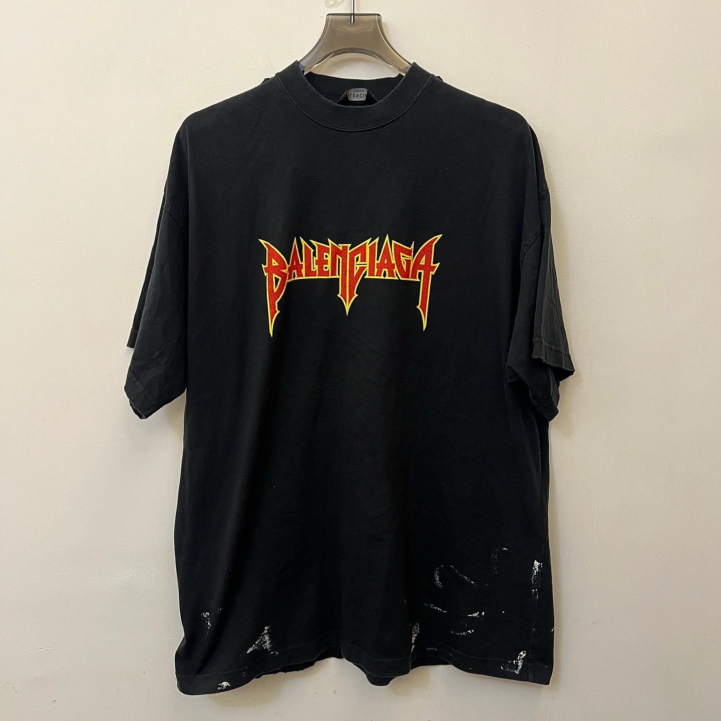 Balenciaga Balenciaga Metallica Logo T-Shirt Size S Size US S / EU 44-46 / 1 - 1 Thumbnail