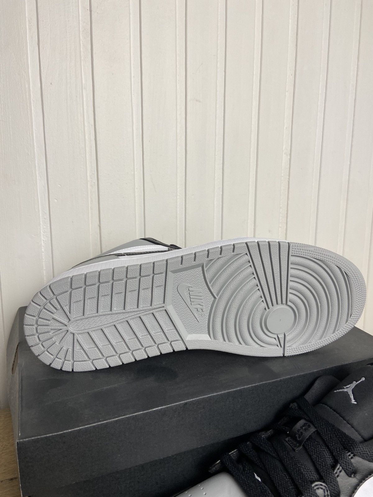 Jordan Brand New Jordan 1 Low Shadow Toe Grey Authentic Size 12US Size US 12 / EU 45 - 10 Thumbnail
