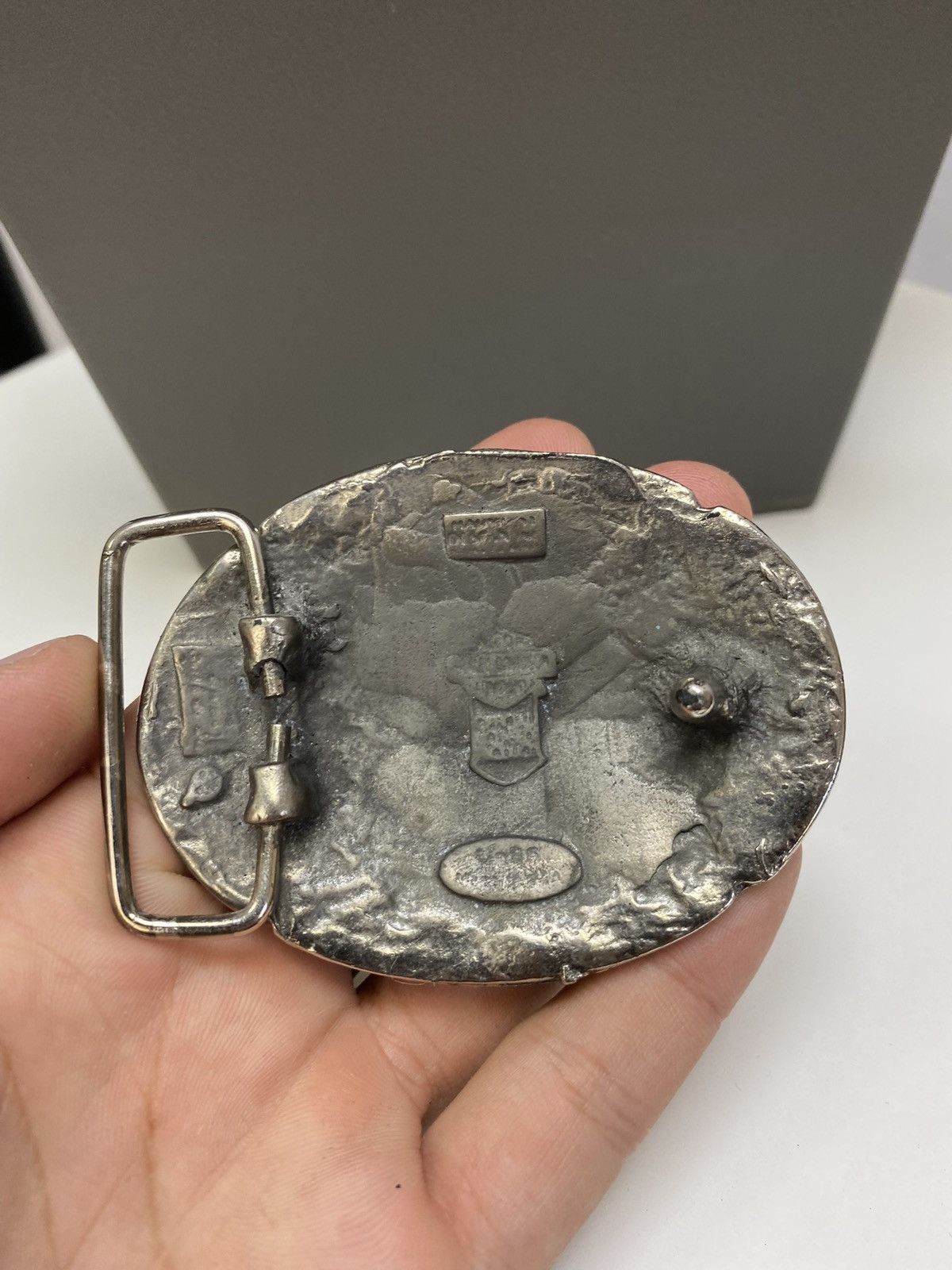 Harley Davidson × Vintage Vintage Harley Davidson Motorcycles Belt Buckle Usa Size ONE SIZE - 6 Thumbnail