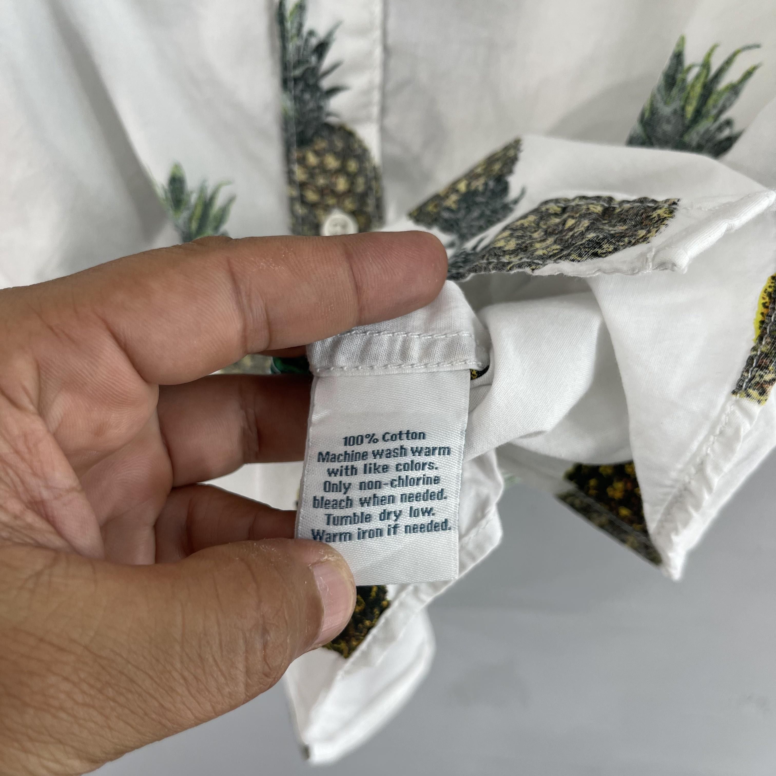 Japanese Brand Vintage Urban Pipeline Pineapple Tropical Fruit Motive Shirt Size US M / EU 48-50 / 2 - 6 Thumbnail