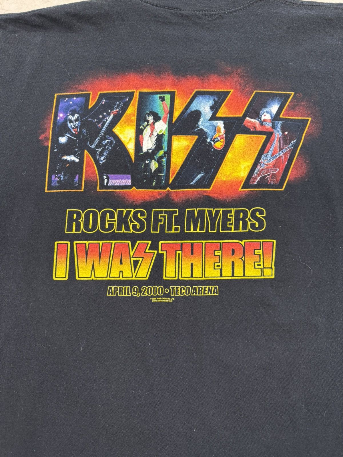 Vintage Vtg Y2K Kiss I Was There Band Shirt Size US L / EU 52-54 / 3 - 5 Thumbnail