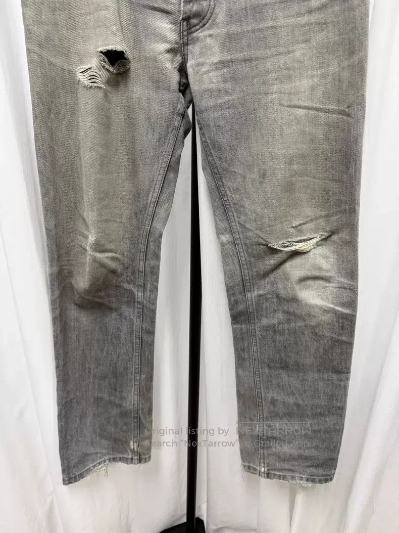 Helmut Lang HELMUT LANG Destroyed Washed Denim Jeans Size US 27 - 3 Thumbnail