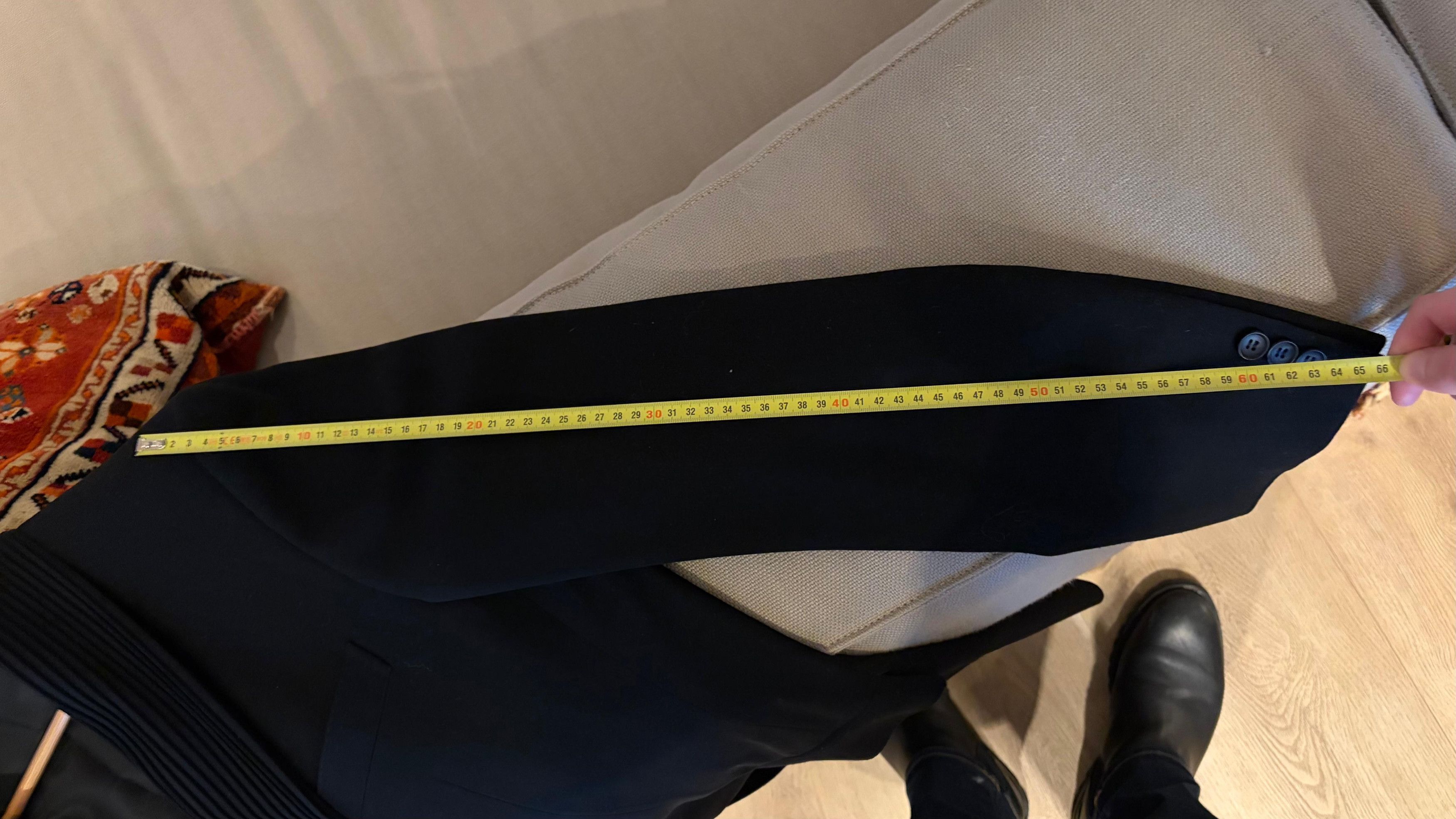 Issey Miyake Issey Miyake Black Blazer With Pleated Collar/Lapel Size 52L - 8 Thumbnail