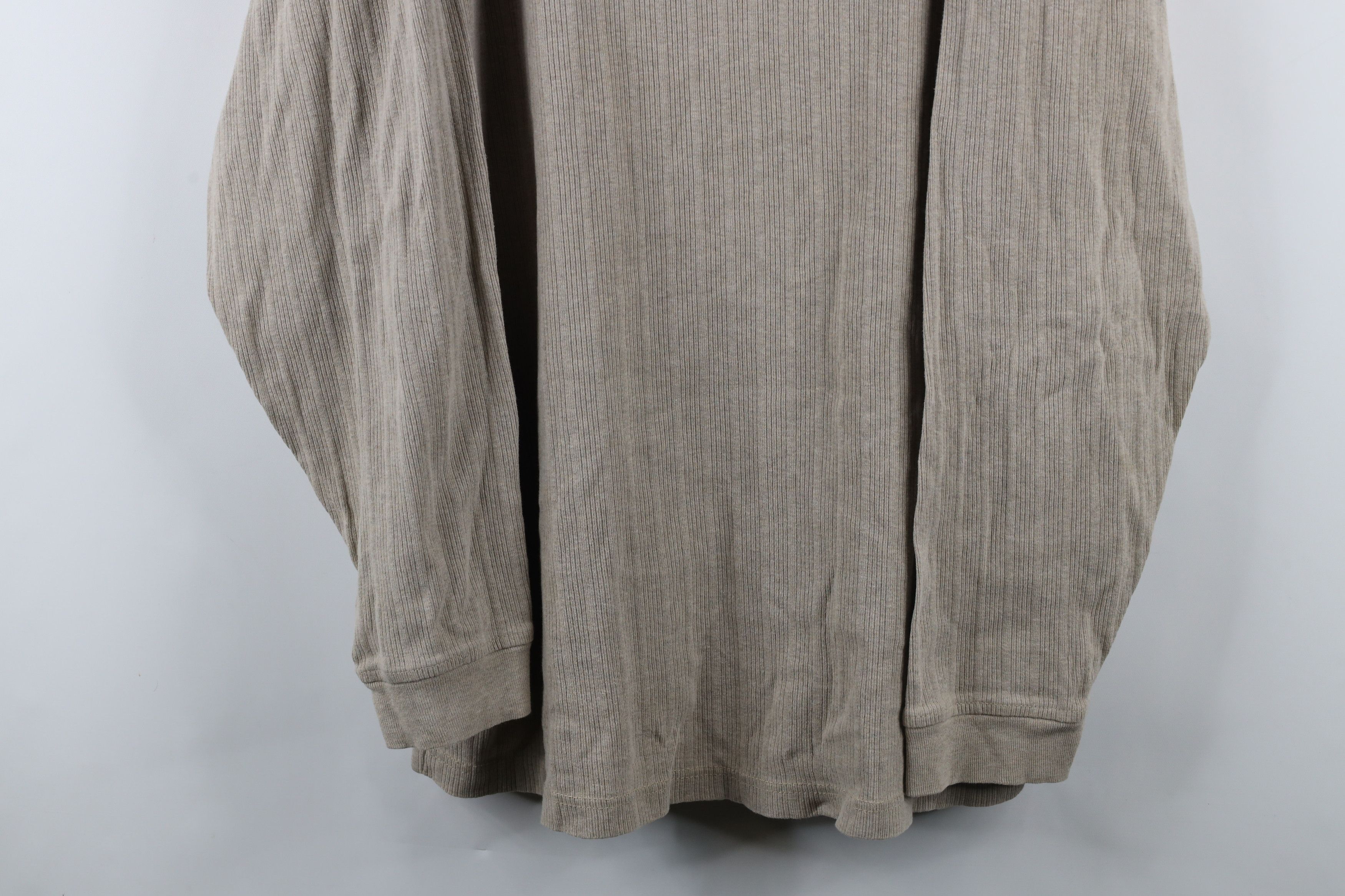 Vintage Vintage 90s Streetwear Ribbed Long Sleeve Henley T-Shirt Size US XL / EU 56 / 4 - 3 Thumbnail