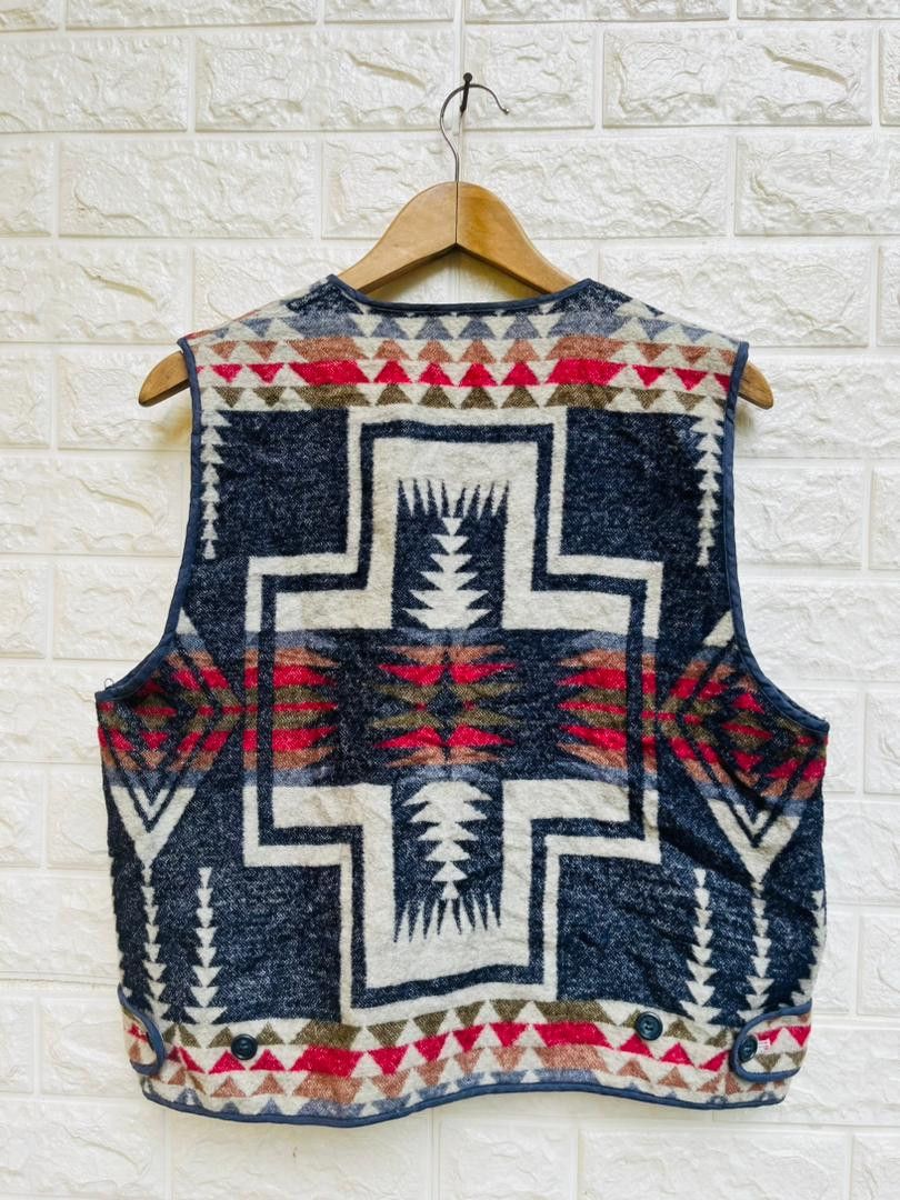 Japanese Brand × Vintage Vintage Multicolour Vest Designer Fashion Style Size US M / EU 48-50 / 2 - 2 Thumbnail
