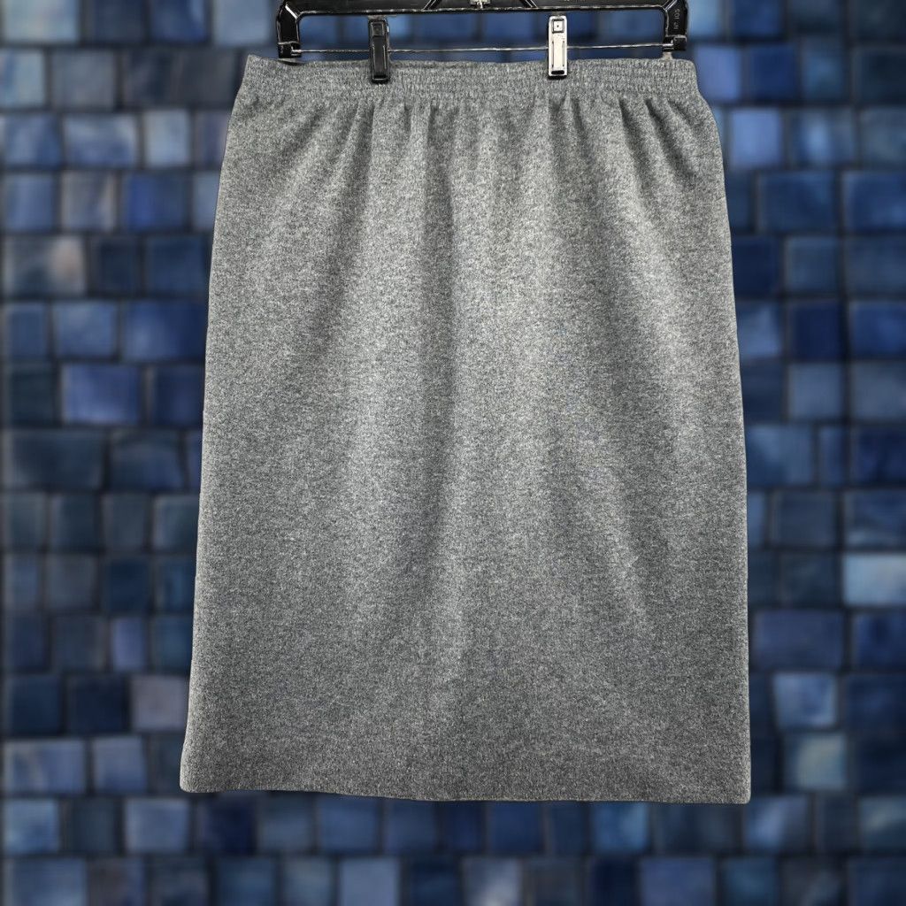 Vintage VINTAGE Robbie Sport MIDI Gray Skirt L Adult Womens? Size 36" / US 14 / IT 50 - 1 Thumbnail