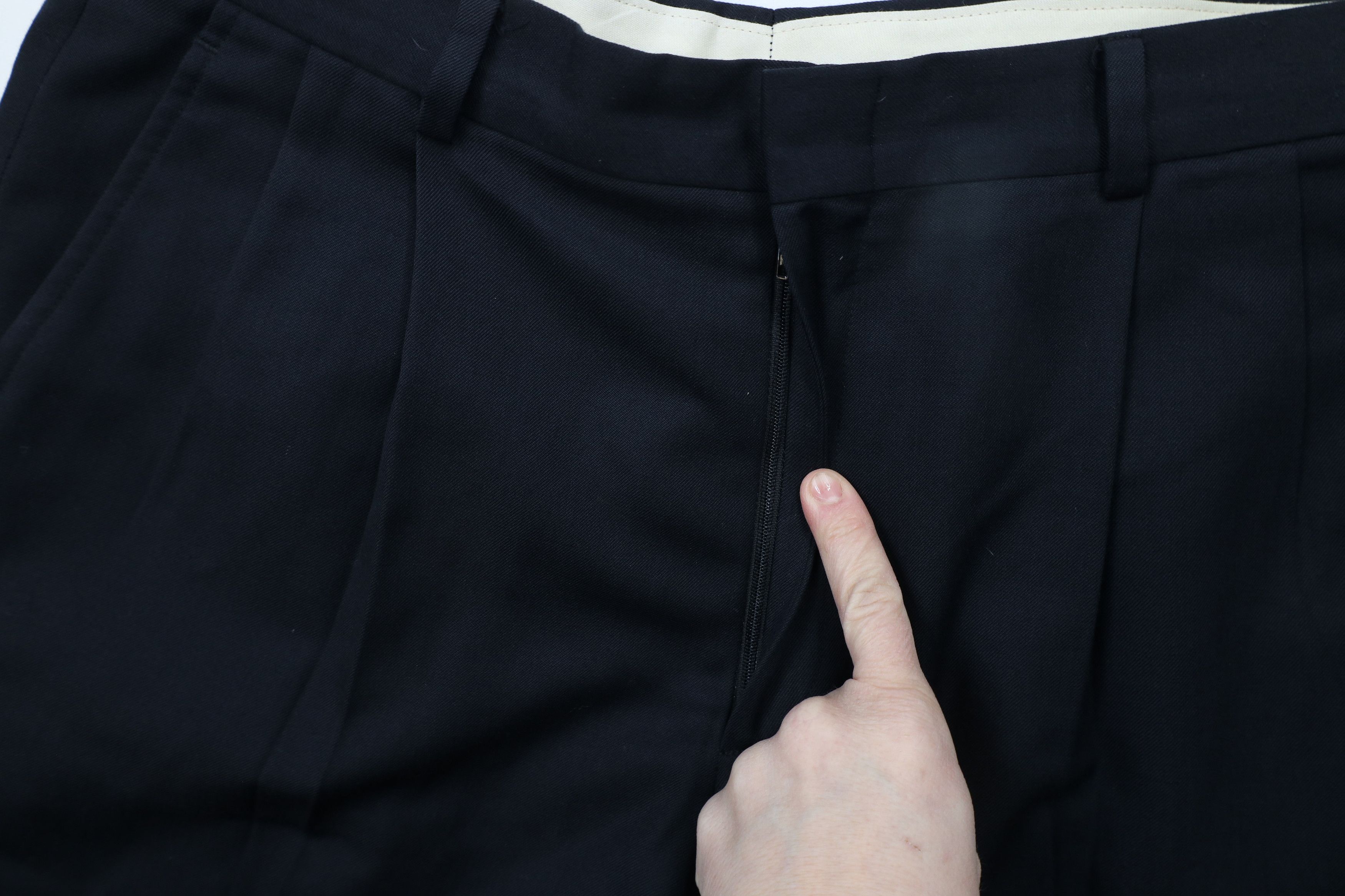 Vintage Vintage 90s Streetwear Pleated Chino Pants Trousers Black Size US 34 / EU 50 - 6 Thumbnail