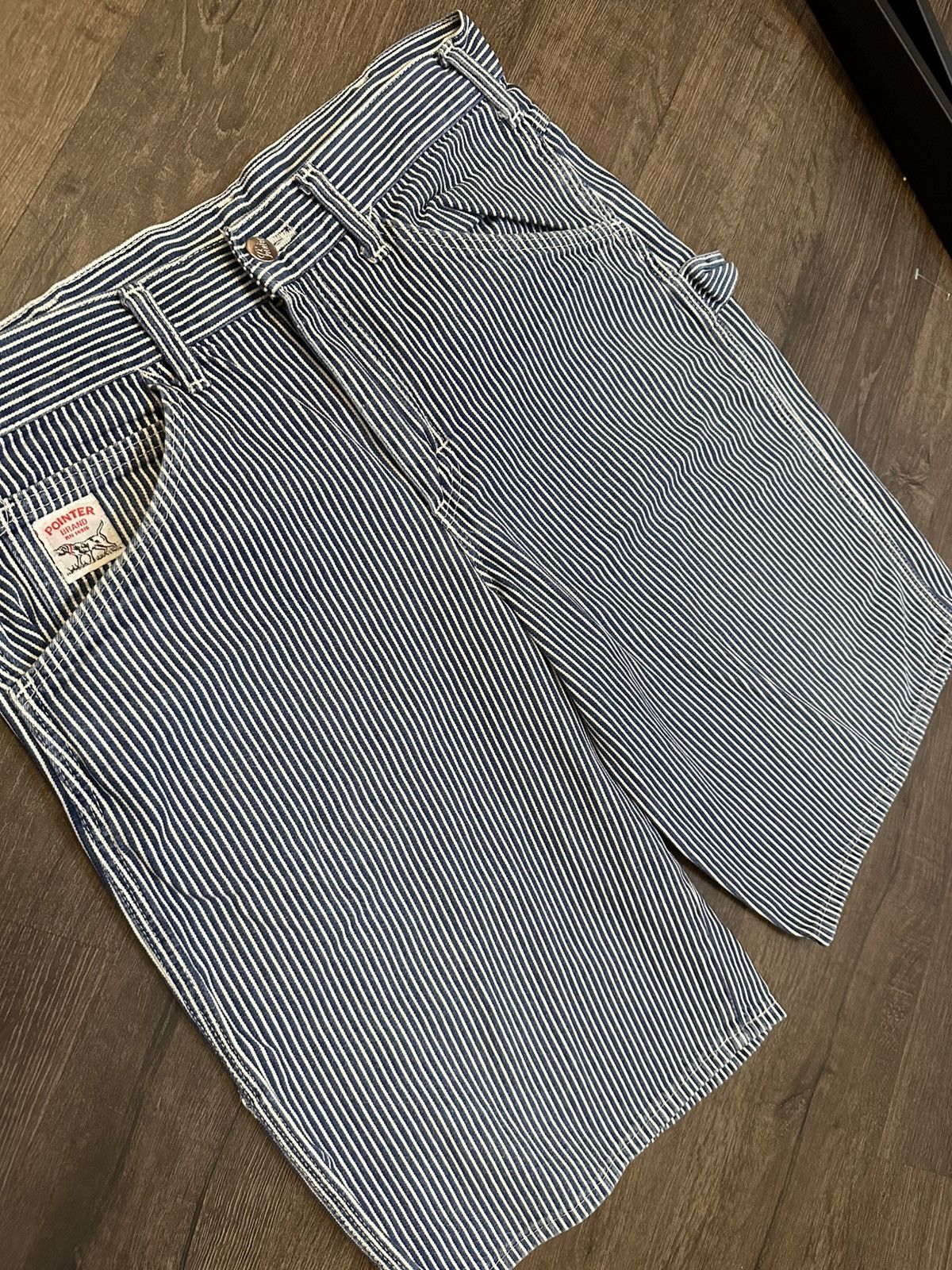 Pointer vintage Pointer hickory striped carpenter shortpant. Size US 33 - 2 Thumbnail
