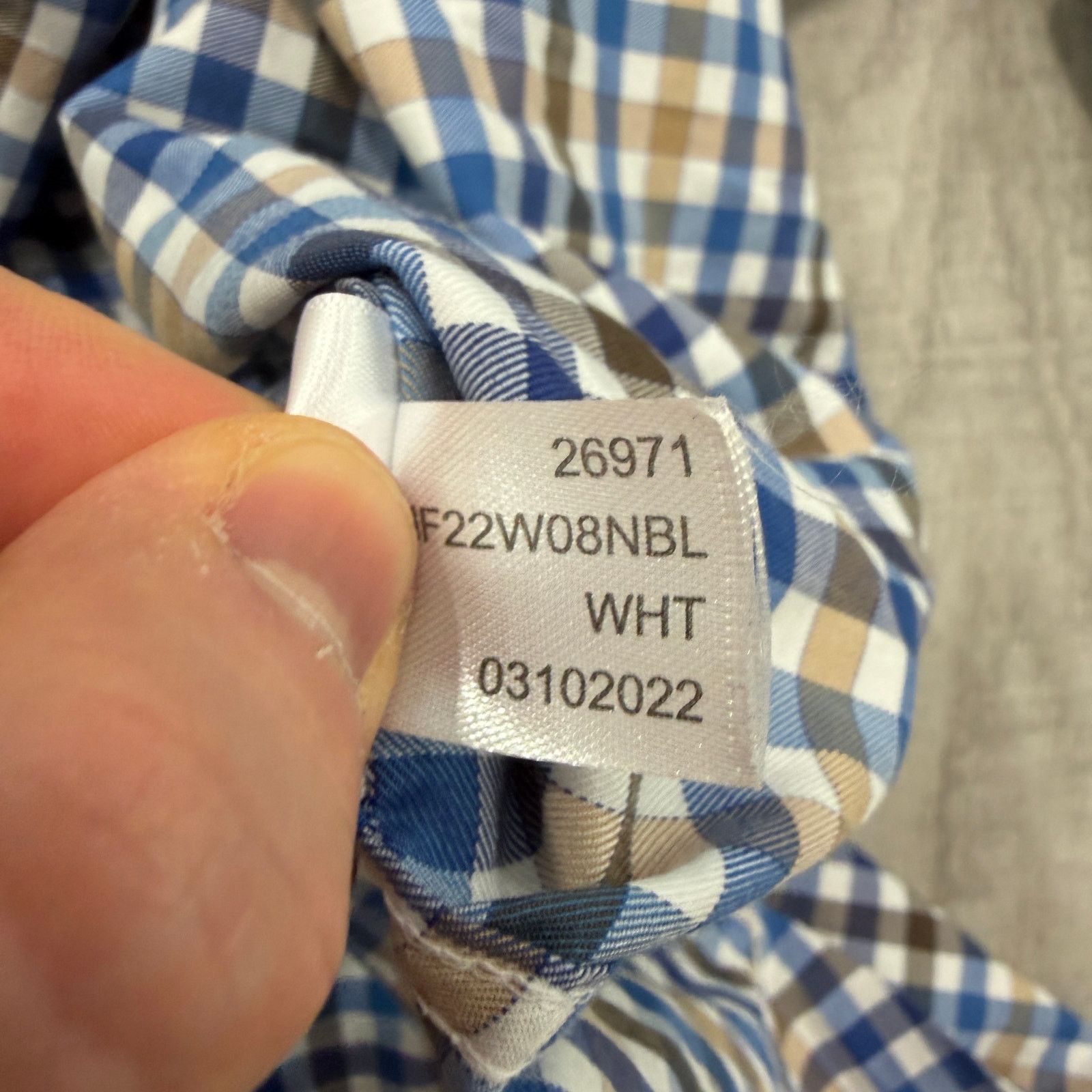Peter Millar Peter Millar Carlow Crown Lite Button Down Shirt XL Blue Size US XL / EU 56 / 4 - 6 Thumbnail