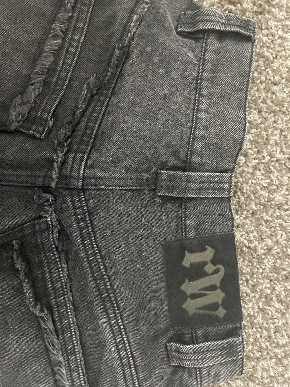 Racer Worldwide Distressed black racerworlwide jeans Size US 26 / EU 42 - 6 Thumbnail