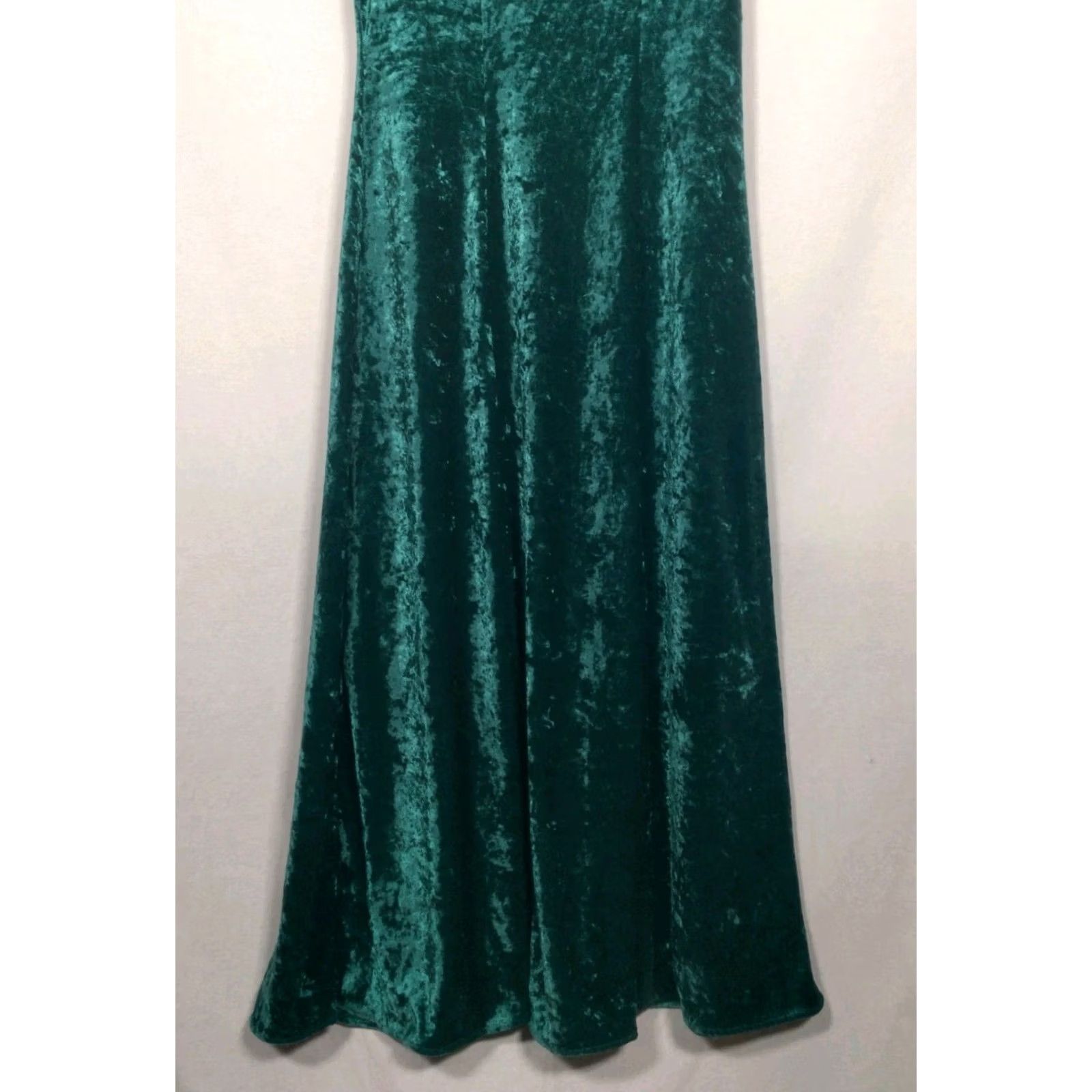 AQUA VINTAGE Styleworks Dress XS Aqua Velour Fairy Renaissance Whimsical Forest 90s Style 52" Long Size XS / US 0-2 / IT 36-38 - 7 Thumbnail