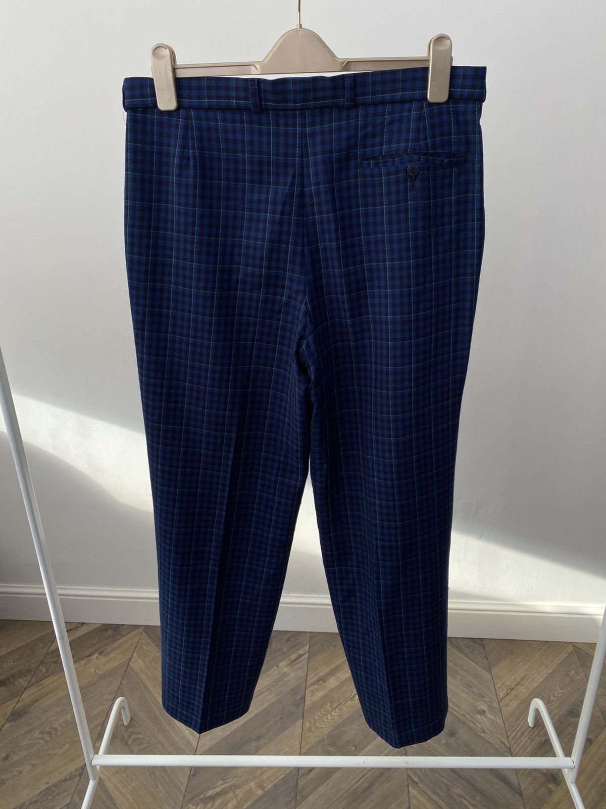 Lacoste Vintage LACOSTE Chemise Vintage Wool Plaid Checkered Pants Size US 34 / EU 50 - 9 Thumbnail