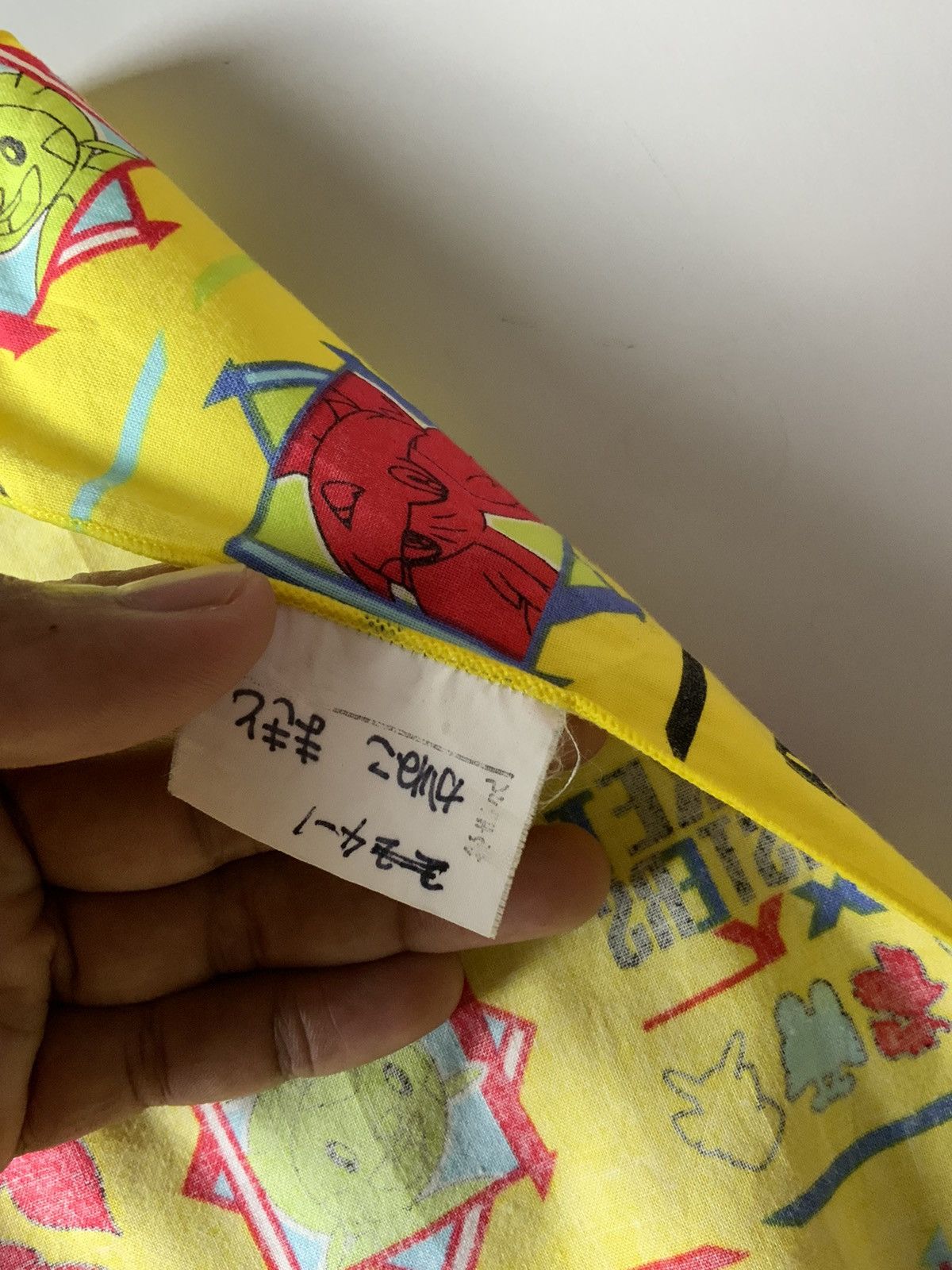 Japanese Brand Vintage Pokemon Pocket Monster Yellow Bandana Size ONE SIZE - 8 Thumbnail