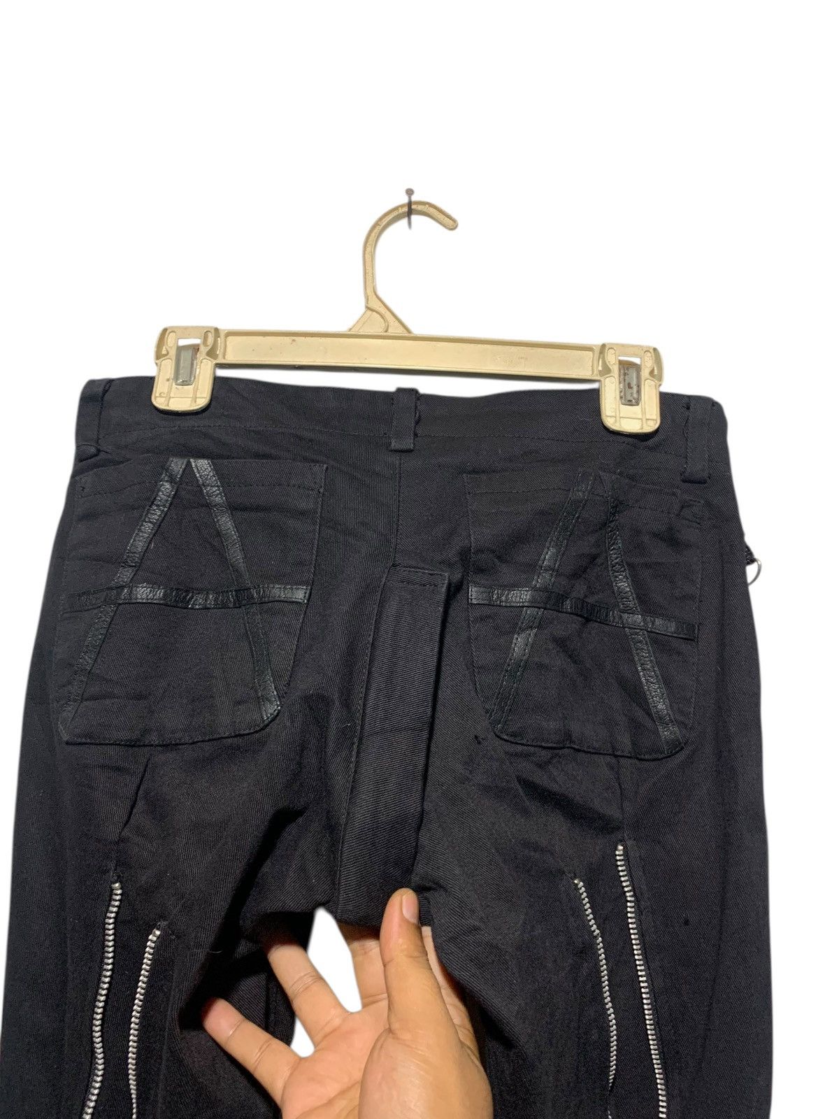 Sex Pot ReVeNGe 2000s TOKYO PUNKER Full zipper bondage denim pants Size US 29 - 11 Thumbnail