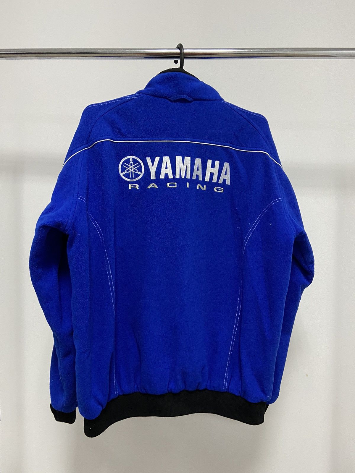 Vintage × Yamaha Yamaha Moto Racing Vintage Big Logo Sweatshirt Zip Jacket Size US XL / EU 56 / 4 - 3 Thumbnail