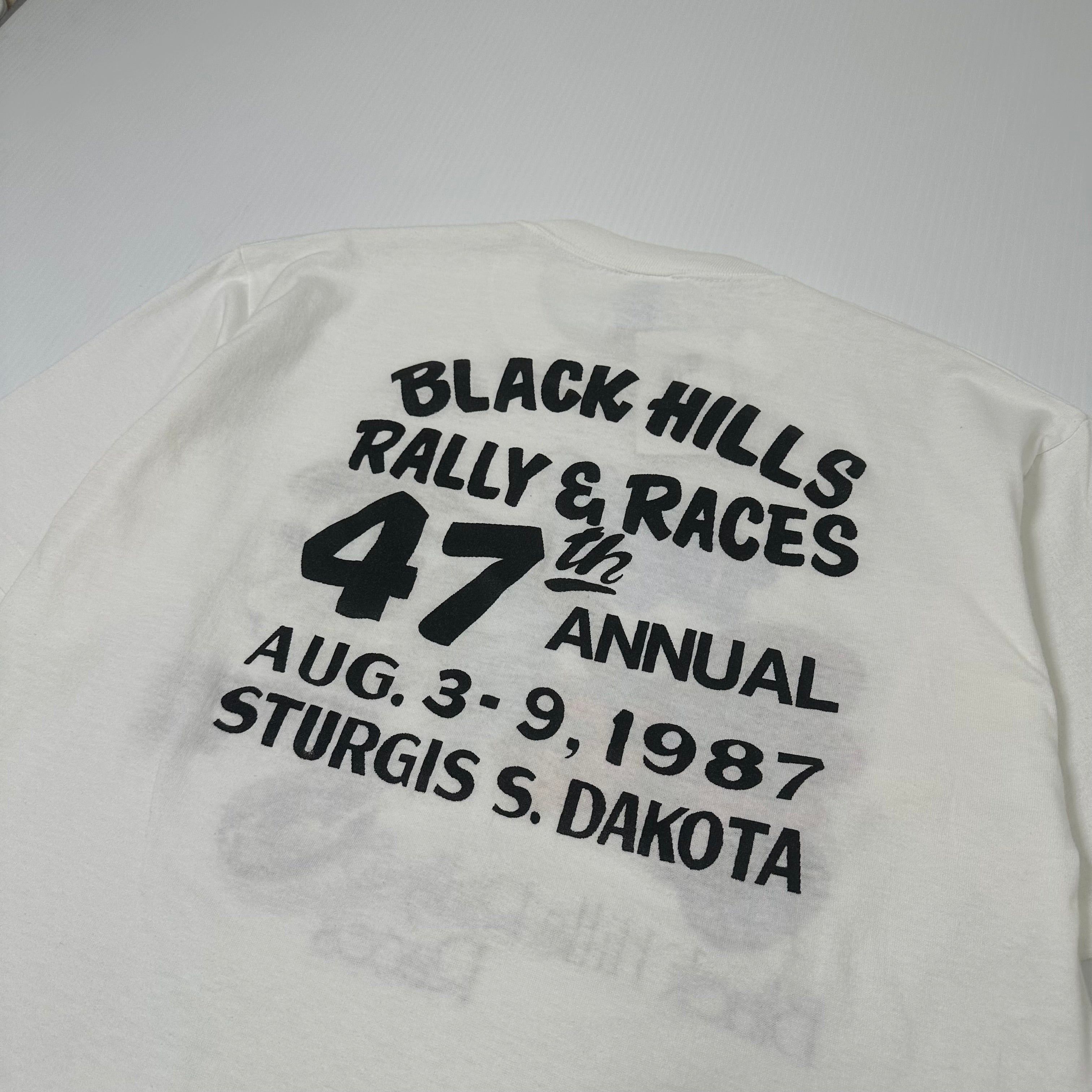 Jerzees 1987 Black Hills Rally Biker Tee XL Size US XL / EU 56 / 4 - 5 Thumbnail