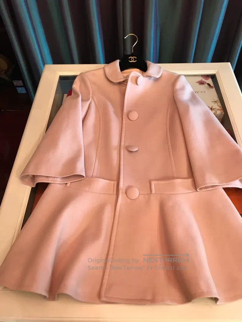Valentino Valentino Pink coat coat Size S / US 4 / IT 40 - 4 Thumbnail