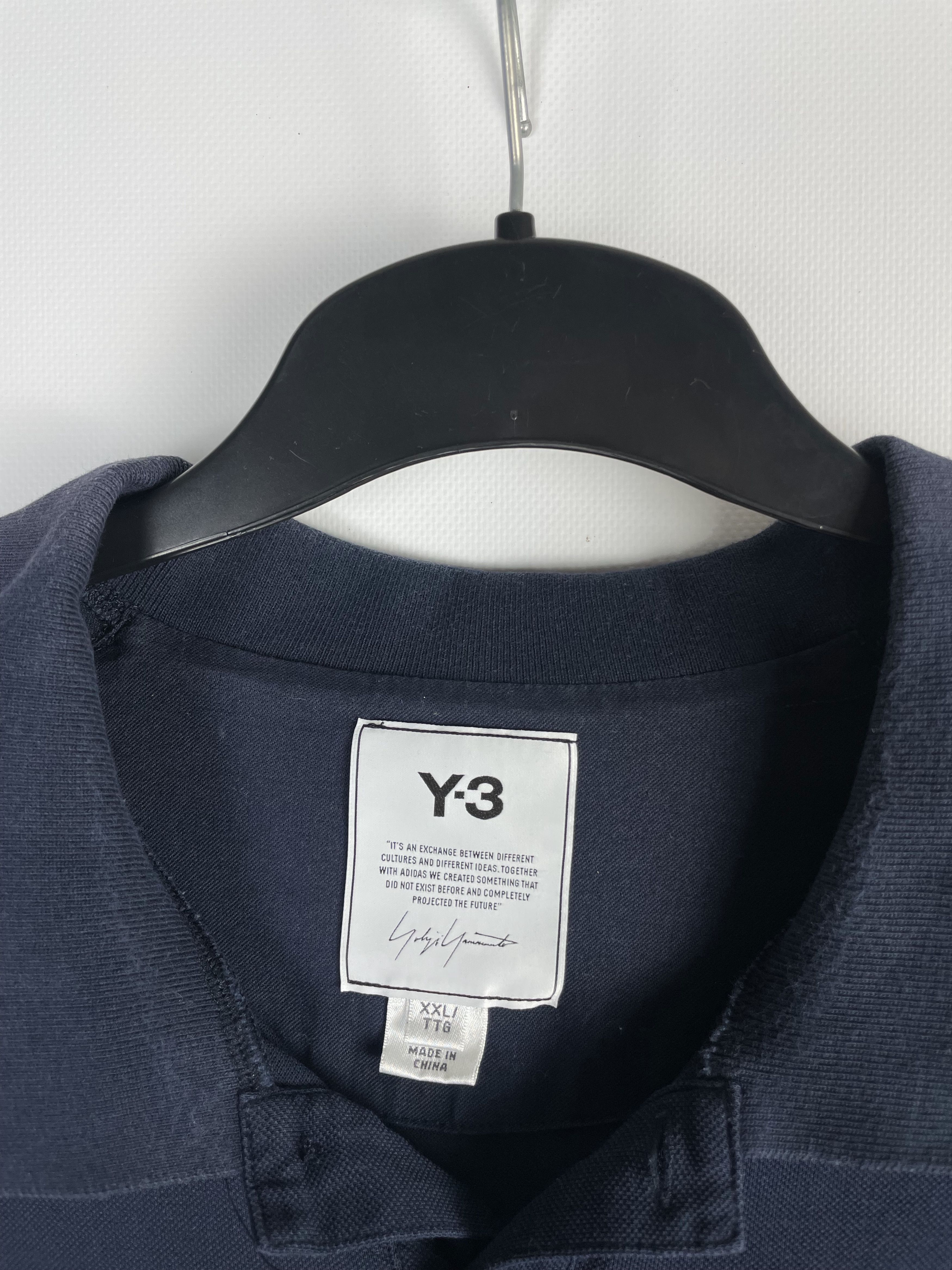 Adidas × Y-3 × Yohji Yamamoto Y-3 YOHJI YAMAMOTO ADIDAS POLO SHIRT Size US XXL / EU 58 / 5 - 5 Thumbnail