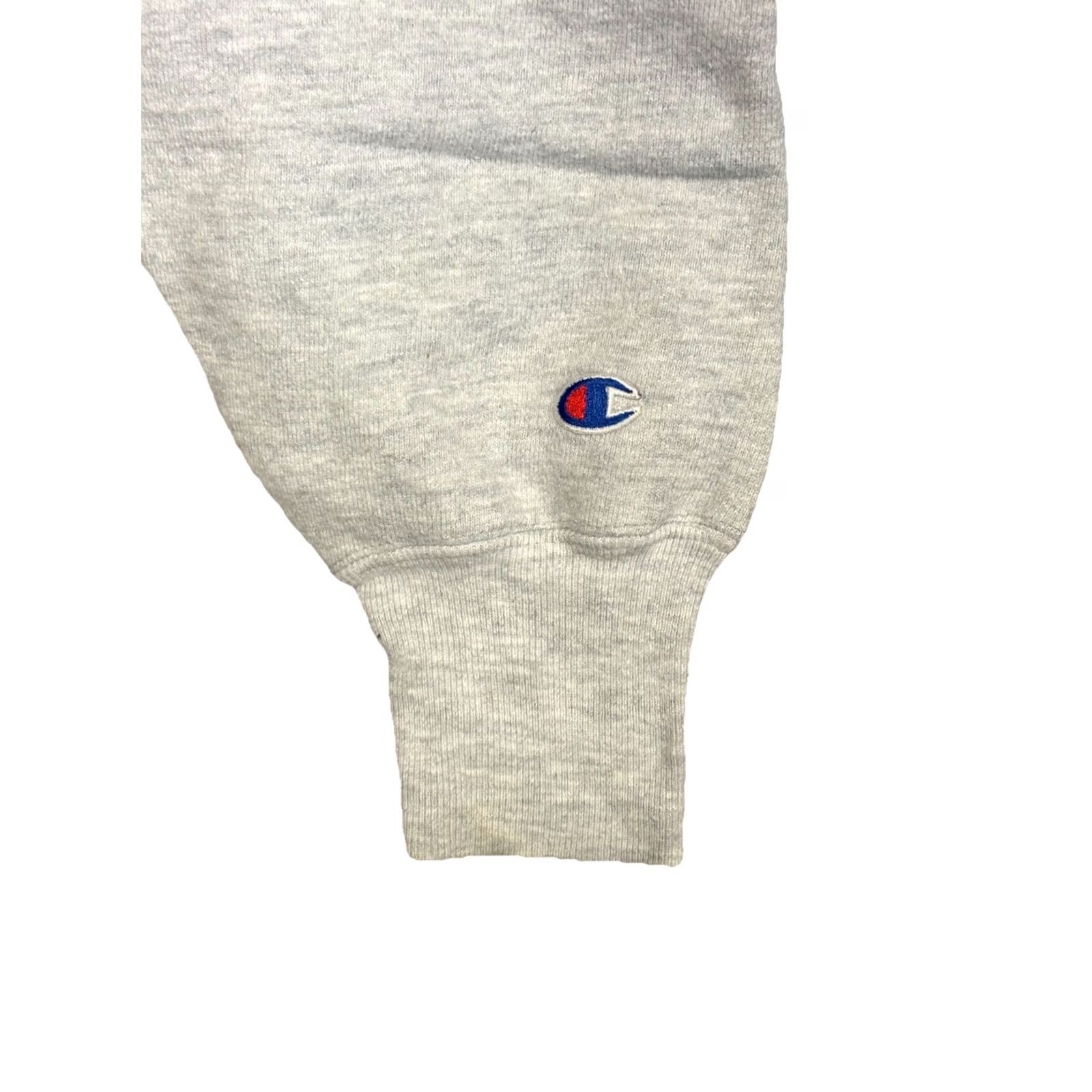 Champion VINTAGE Champion Reverse Weave NIU Sweatshirt Gray Crew Neck USA Made Sz Large Mens Sweatshirt Graphic Print 90s NIU Size US L / EU 52-54 / 3 - 7 Thumbnail