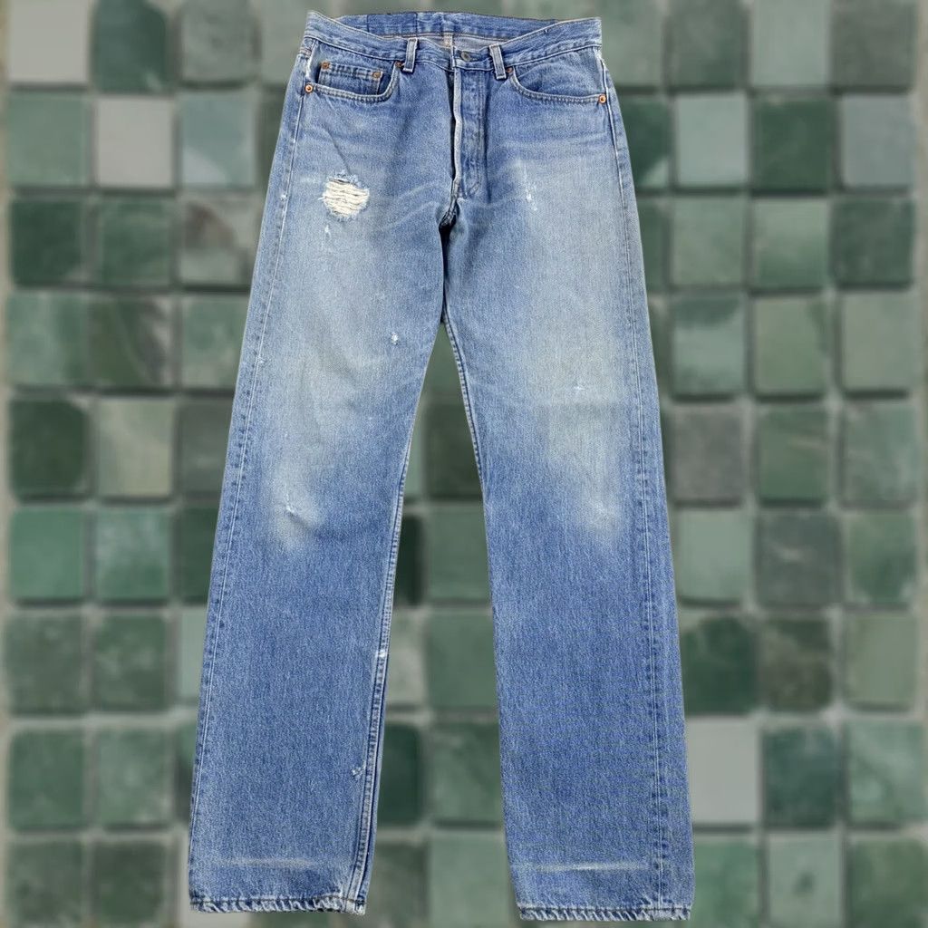 Levi's Vintage Levi'S 501 Men Blue Denim Button Fly 31x33 - USA Size US 31 - 1 Thumbnail