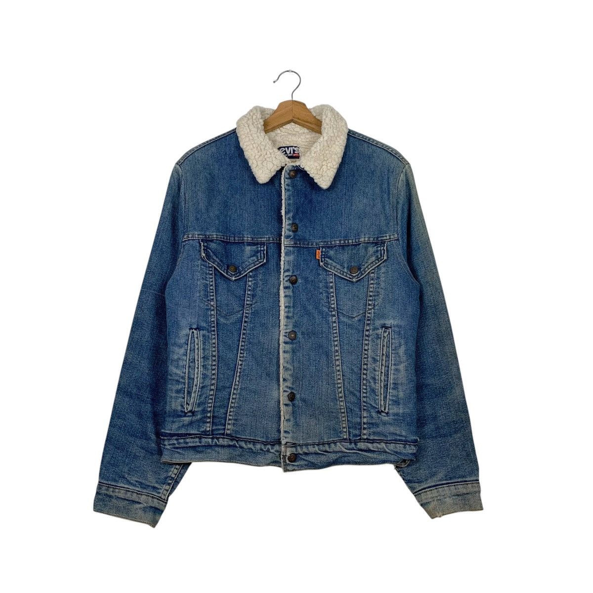 Levi's Vintage Levis Orange Tab Denim Jacket Size US S / EU 44-46 / 1 - 1 Thumbnail