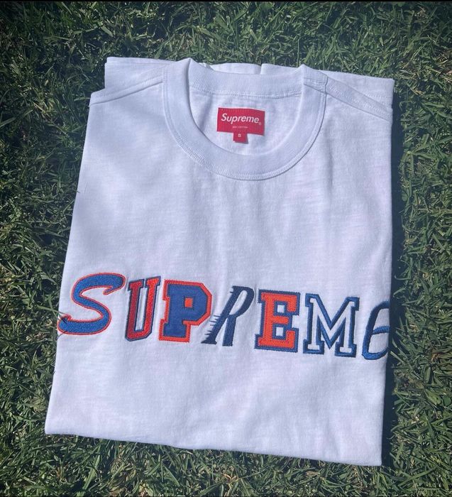 Supreme Size Small Supreme Collage Logo S/S Top T Shirt - Brand