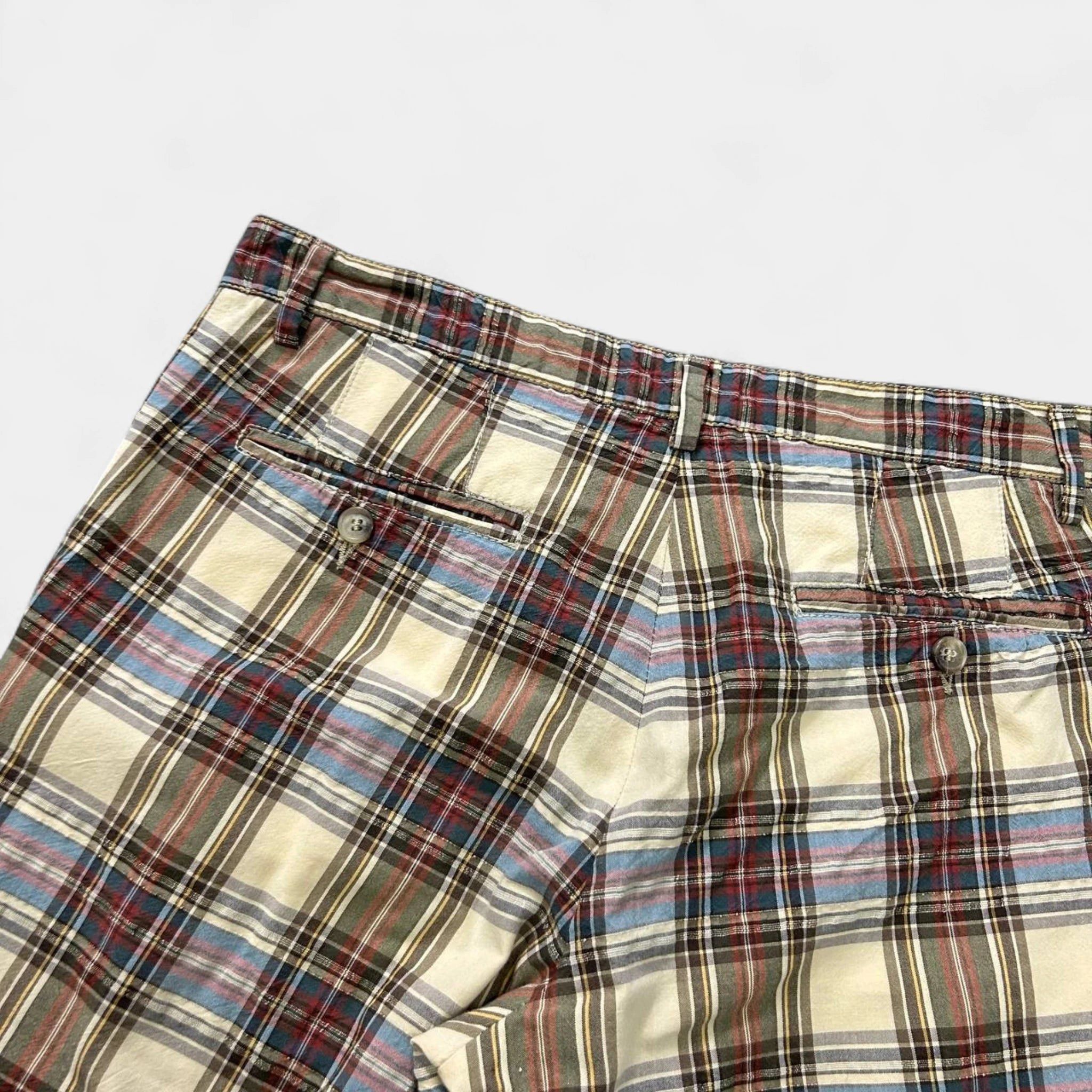 Dolce & Gabbana Dolce & Gabbana Yellow Checkered Shorts Size US 32 / EU 48 - 6 Thumbnail