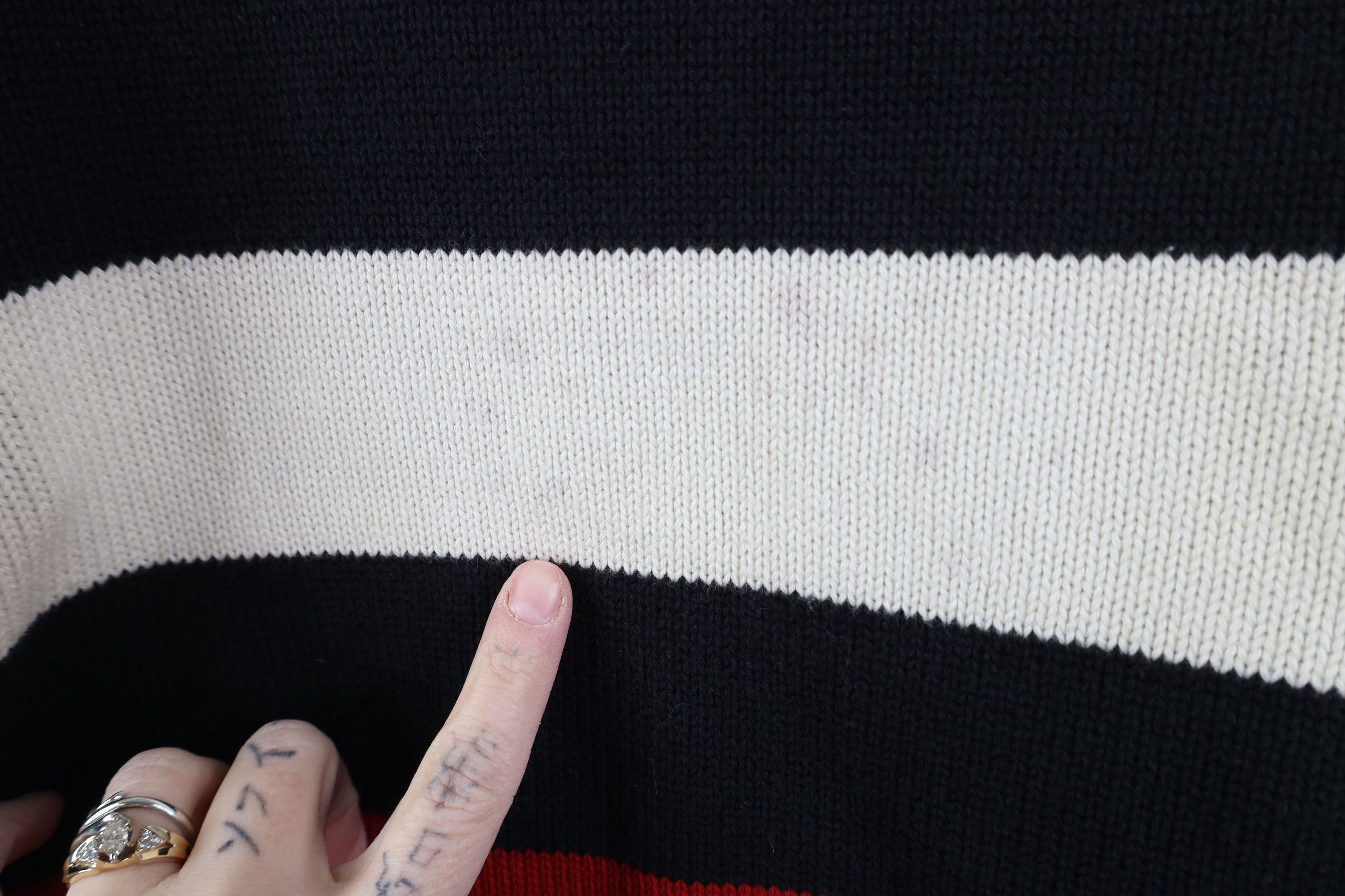 Polo Ralph Lauren Vintage 90s Ralph Lauren Striped Knit Turtleneck Sweater Size M / US 6-8 / IT 42-44 - 10 Thumbnail