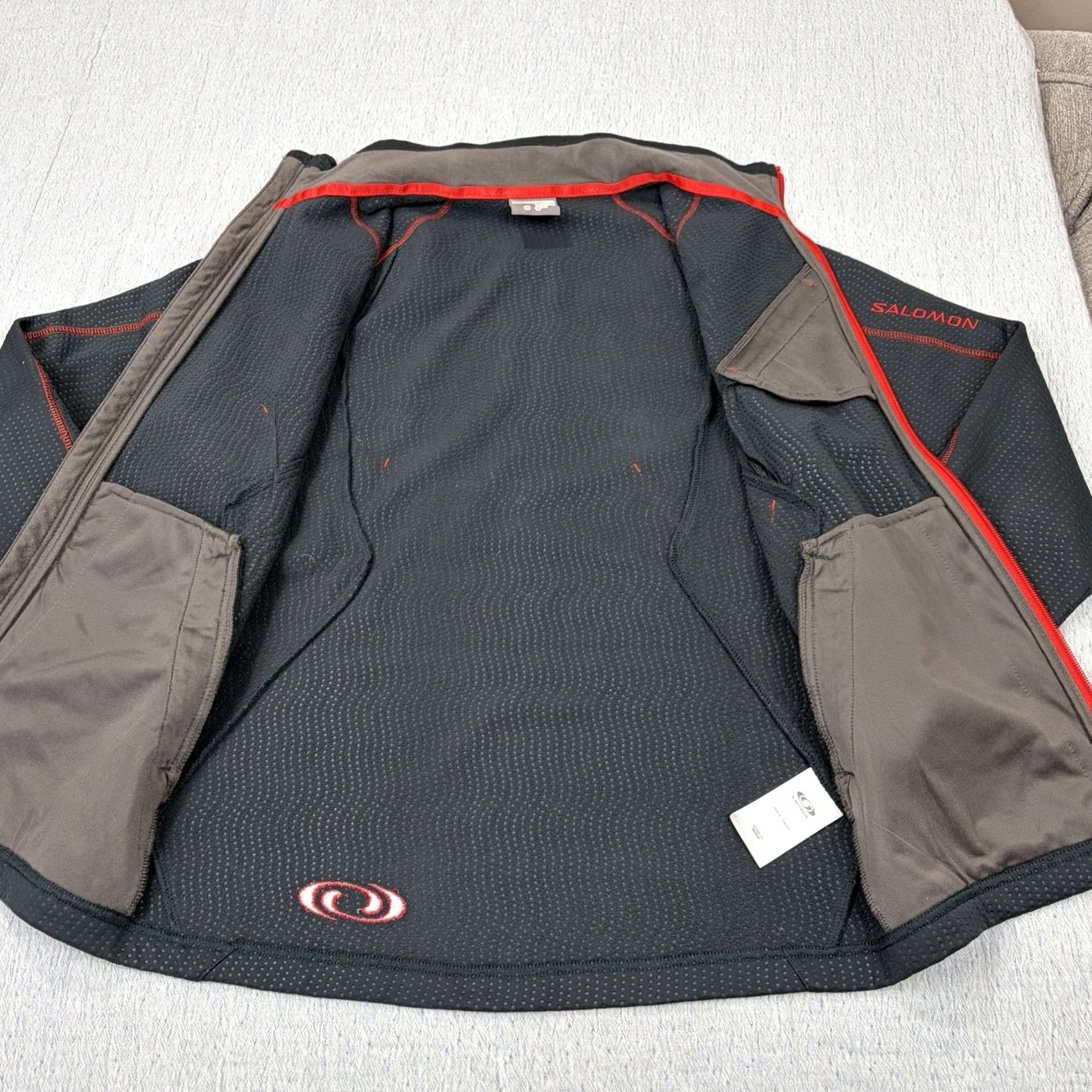 Salomon Salomon Jacket Mens Small Black Softshell Full Zip Lightweight Outdoors Size US S / EU 44-46 / 1 - 3 Thumbnail