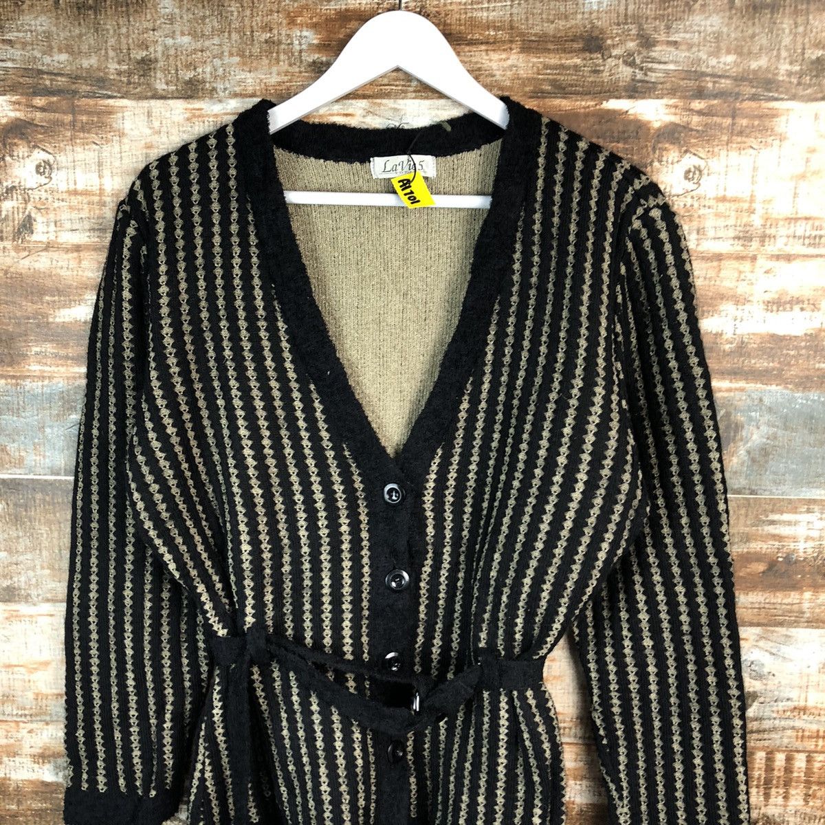Homespun Knitwear × Japanese Brand La Vies Black Cardigan Knitwear #A1701 Size M / US 6-8 / IT 42-44 - 5 Thumbnail