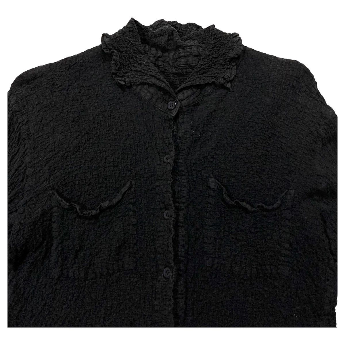 Issey Miyake × Pleats Please Issey Miyake Vintage Issey Miyake Me Cauliflower Pleated Jacket Size M / US 6-8 / IT 42-44 - 4 Thumbnail