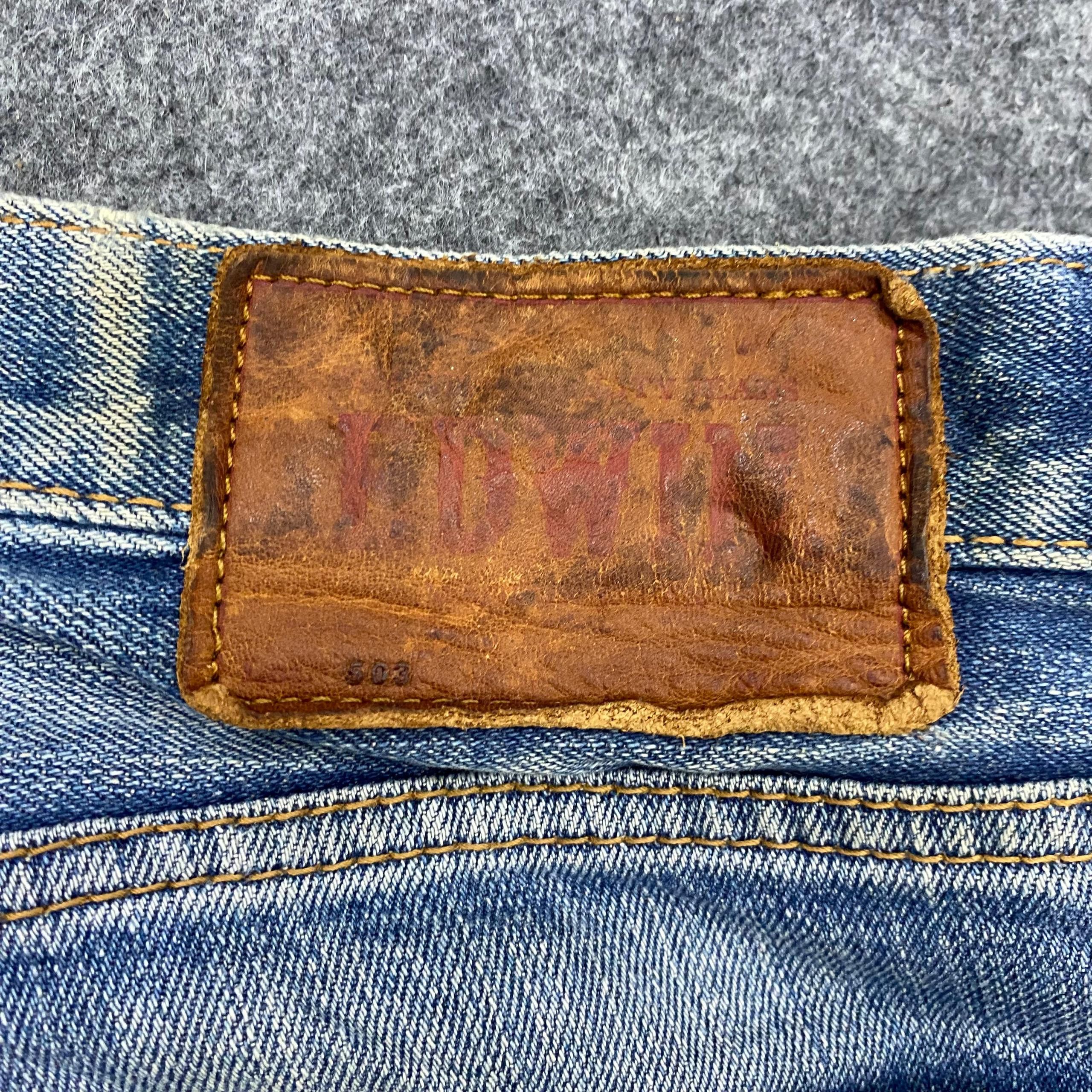 Edwin 💥Best Offer💥Vintage Edwin E503R Distressed Denim Size US 34 / EU 50 - 15 Thumbnail