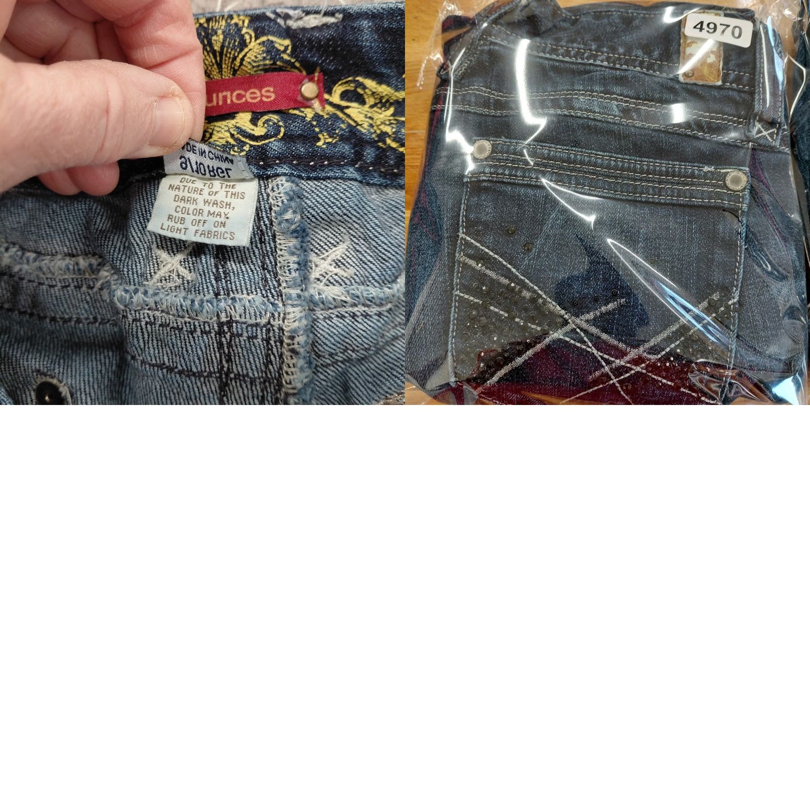 Vintage MAURICES Jeans Women's Size 9/10 Blue Denim Embroidered Whiskered Hemmed READ... Jeans 9/10 Blues Womens Vintage No Size 30" / US 8 / IT 44 - 10 Thumbnail