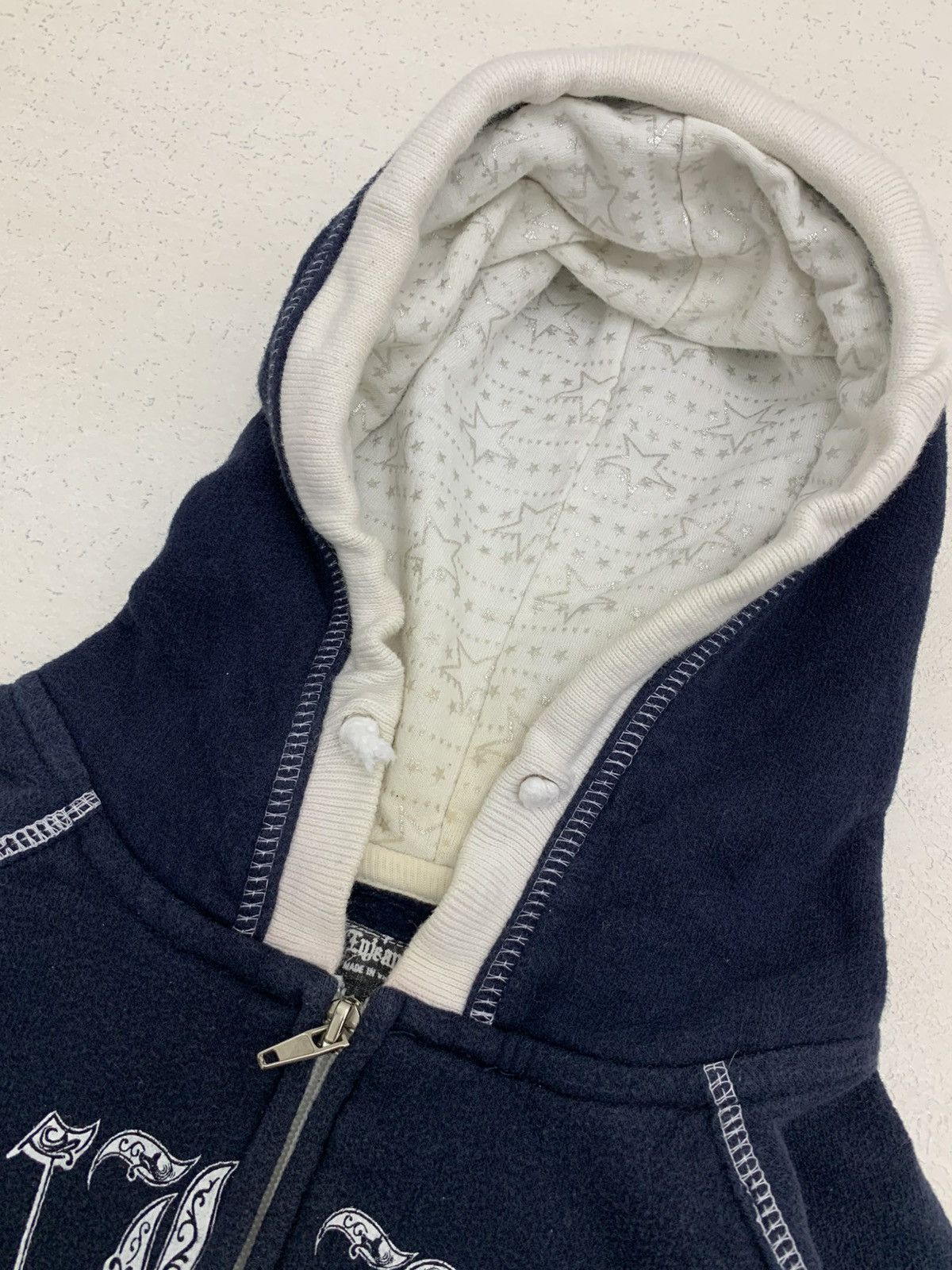 Le Grande Bleu (L.G.B.) Y2K Enjean Boxy Fit Hoodie IFSIXWASNINE LGB HYSTERIC STYLE Size US M / EU 48-50 / 2 - 4 Thumbnail