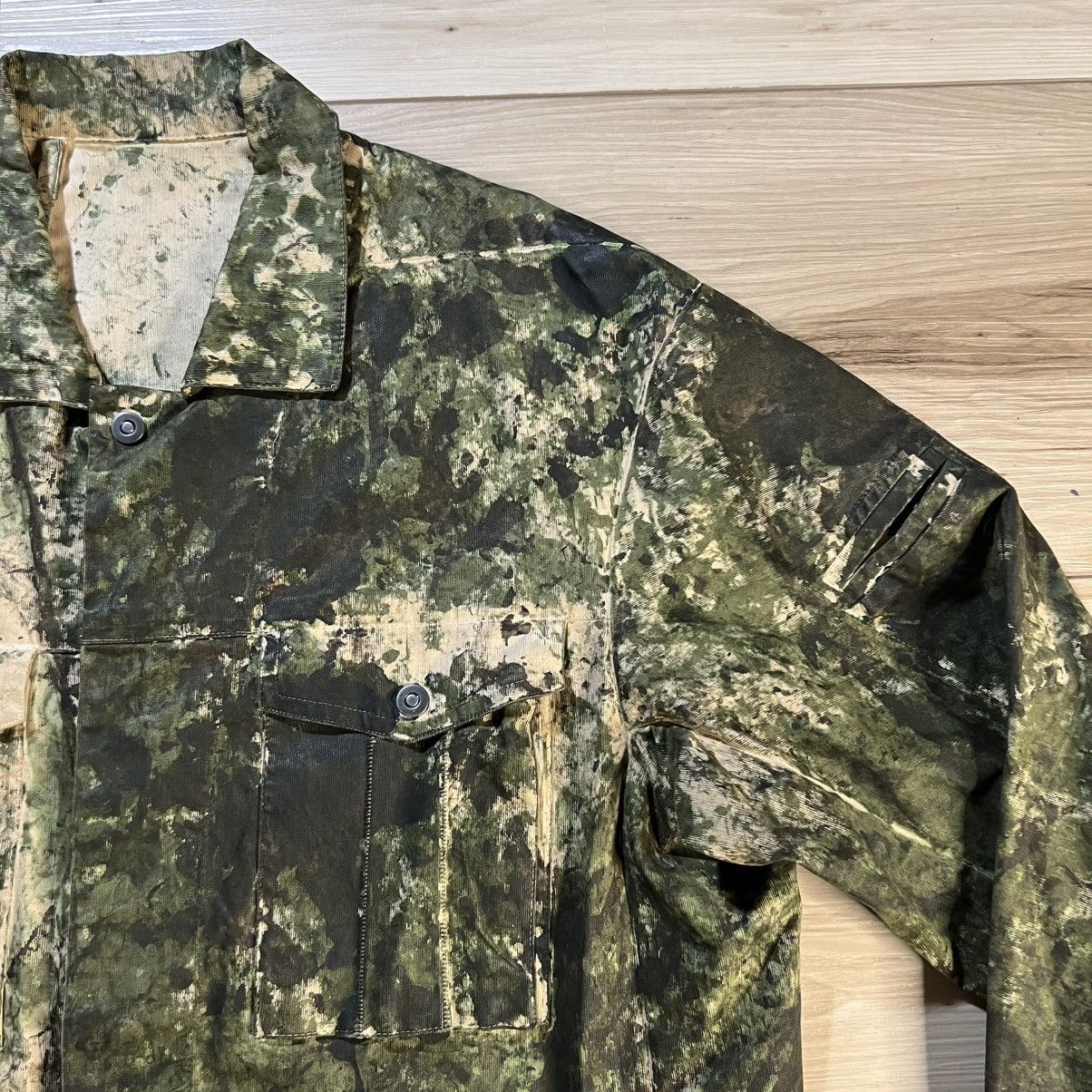 11 By Boris Bidjan Saberi 11 by Boris Bidjan Saberi Green Woodland Camo Jacket Size US L / EU 52-54 / 3 - 4 Thumbnail