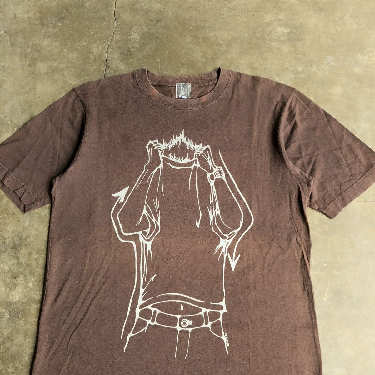 Vintage Vintage INC 30 DJ People Graphic Logo T-shirt Brown Size US M / EU 48-50 / 2 - 2 Thumbnail