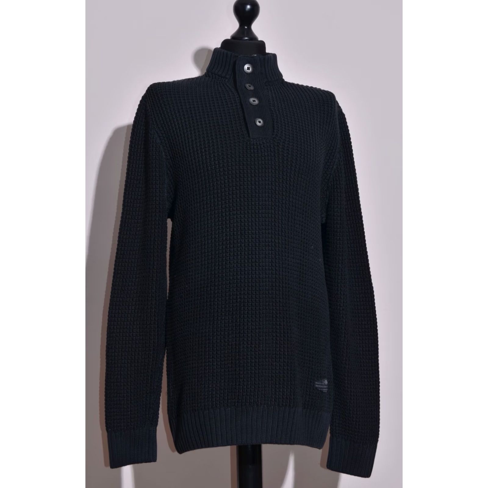 Harley Davidson Harley-Davidson Skull Jumper Mens M Black Biker Sweater 1/4 Zip Heavyweight Pullover Knit Wool Cotton Shirt Womens Mens Boys Girls Size US M / EU 48-50 / 2 - 2 Thumbnail