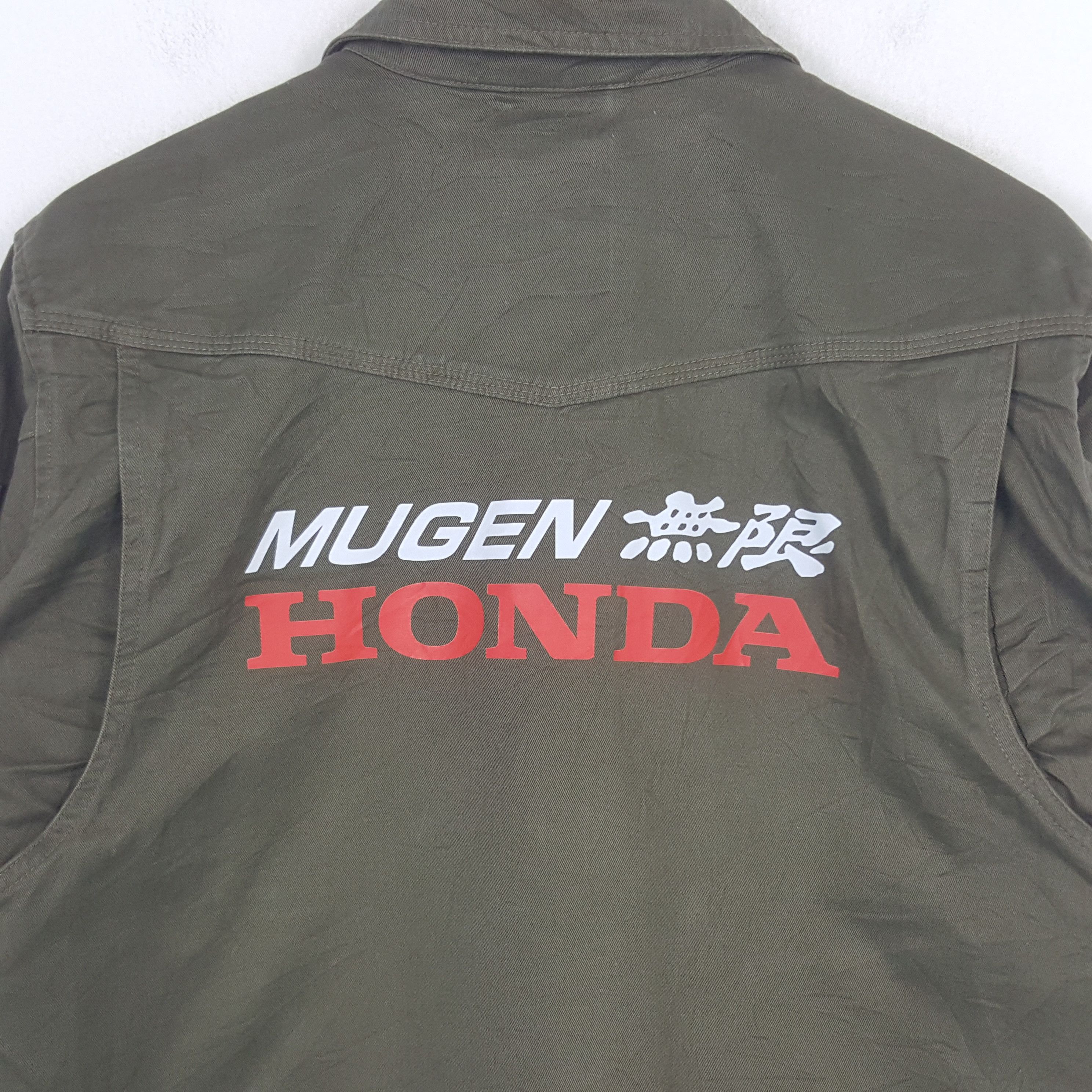Honda × Japanese Brand × Vintage Vintage Mugen Honda Japanese Racing Custom Jacket C284N19 Size US M / EU 48-50 / 2 - 2 Thumbnail